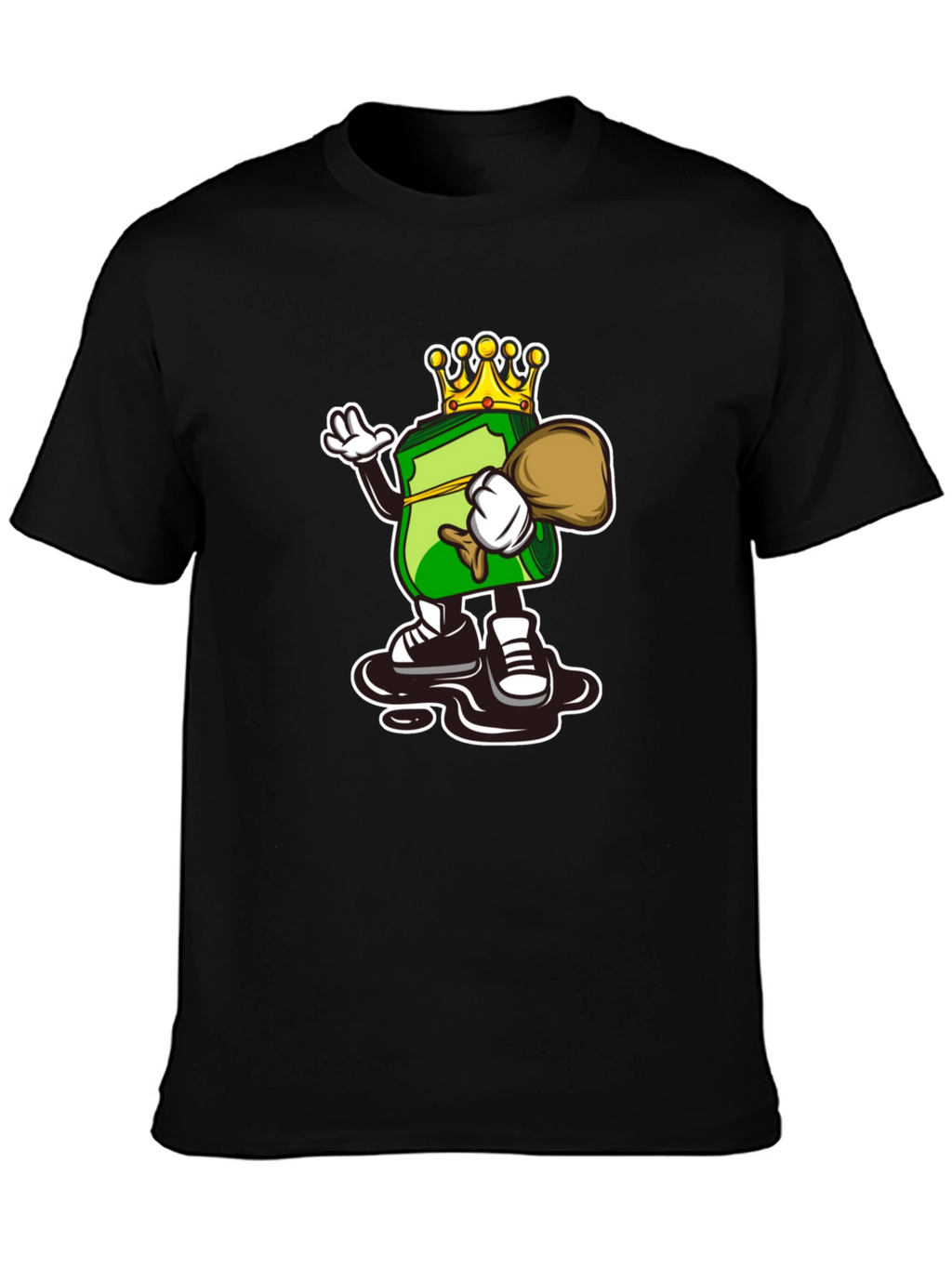 Money King Graphic Tee - Black