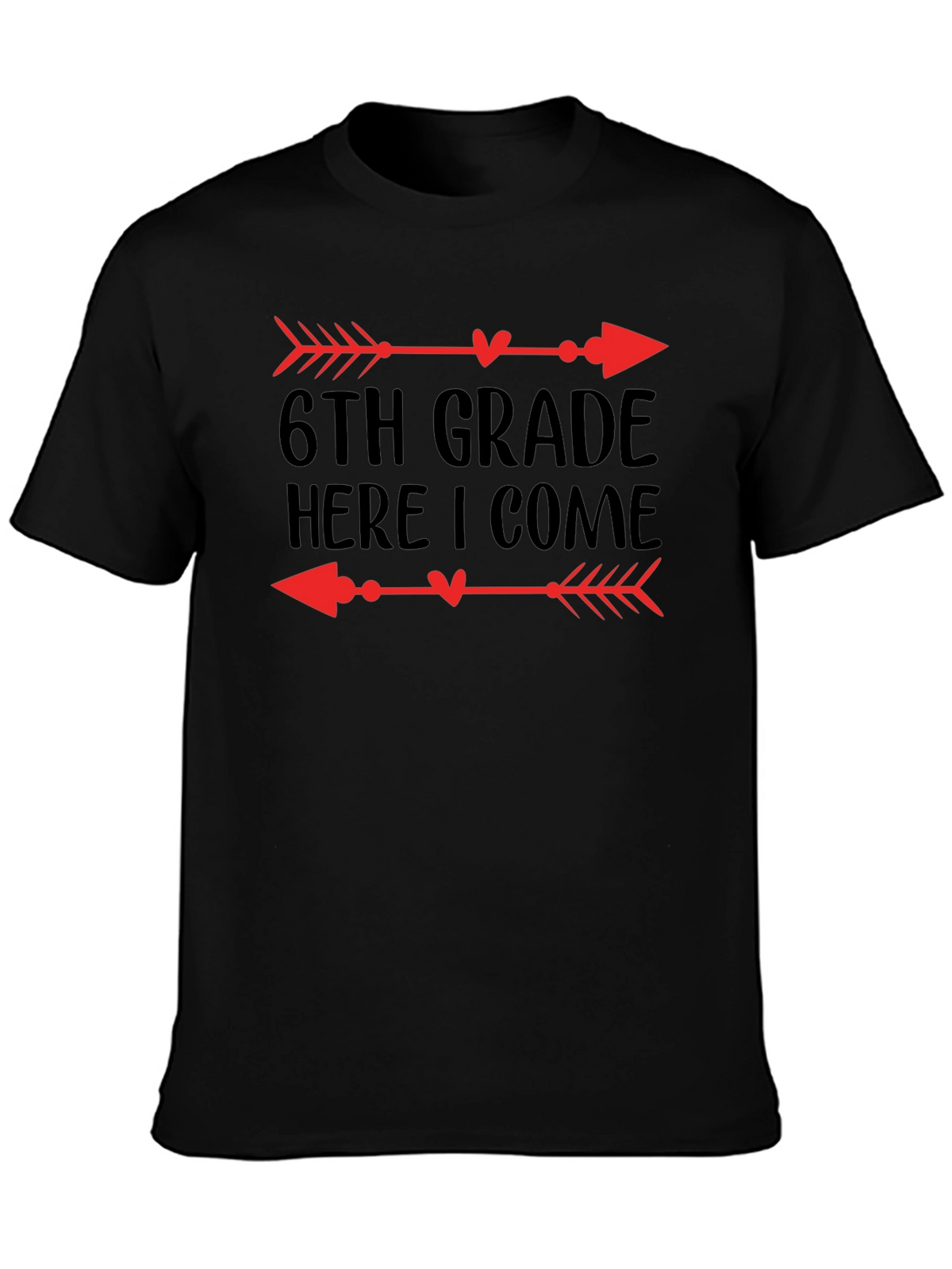6th Grade Here I Come Arrow T-Shirt