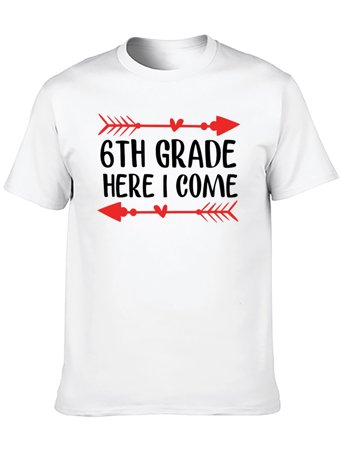 6th Grade Here I Come Arrow T-Shirt