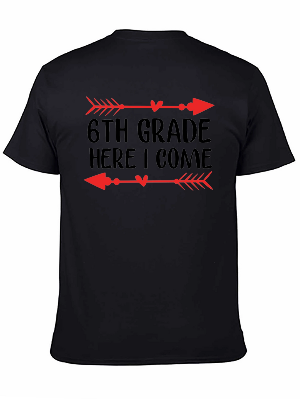 6th Grade Here I Come Arrow T-Shirt