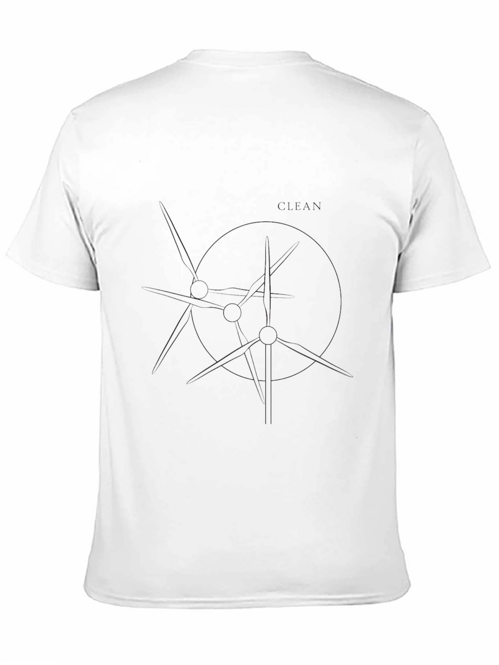 Mens Solid Black Short Sleeve Crew Neck T-Shirt