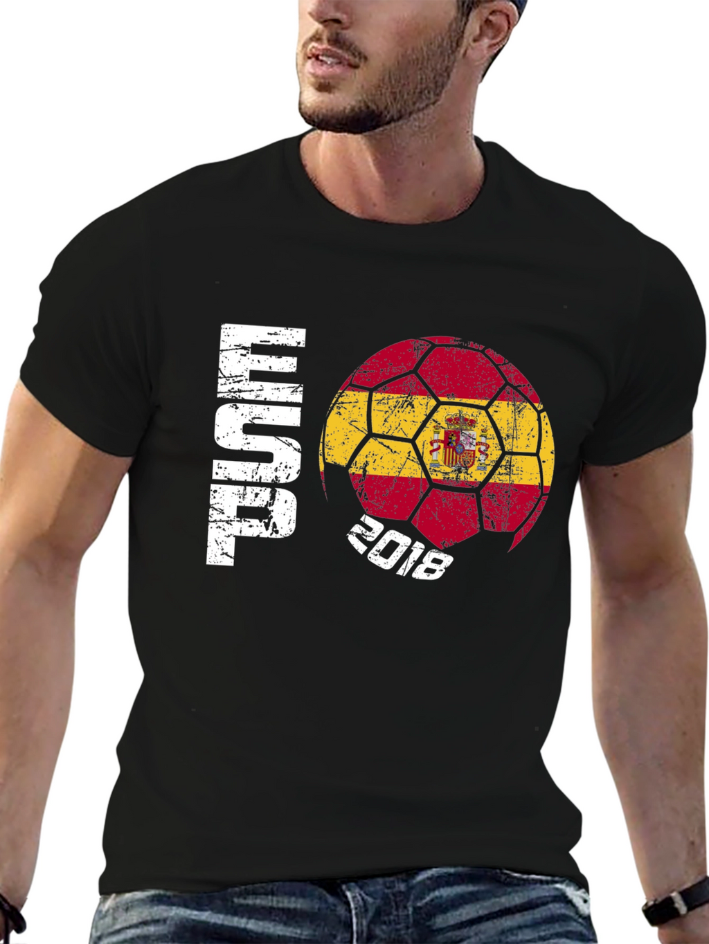 Spain Soccer T-Shirt - 2018 Football Tee