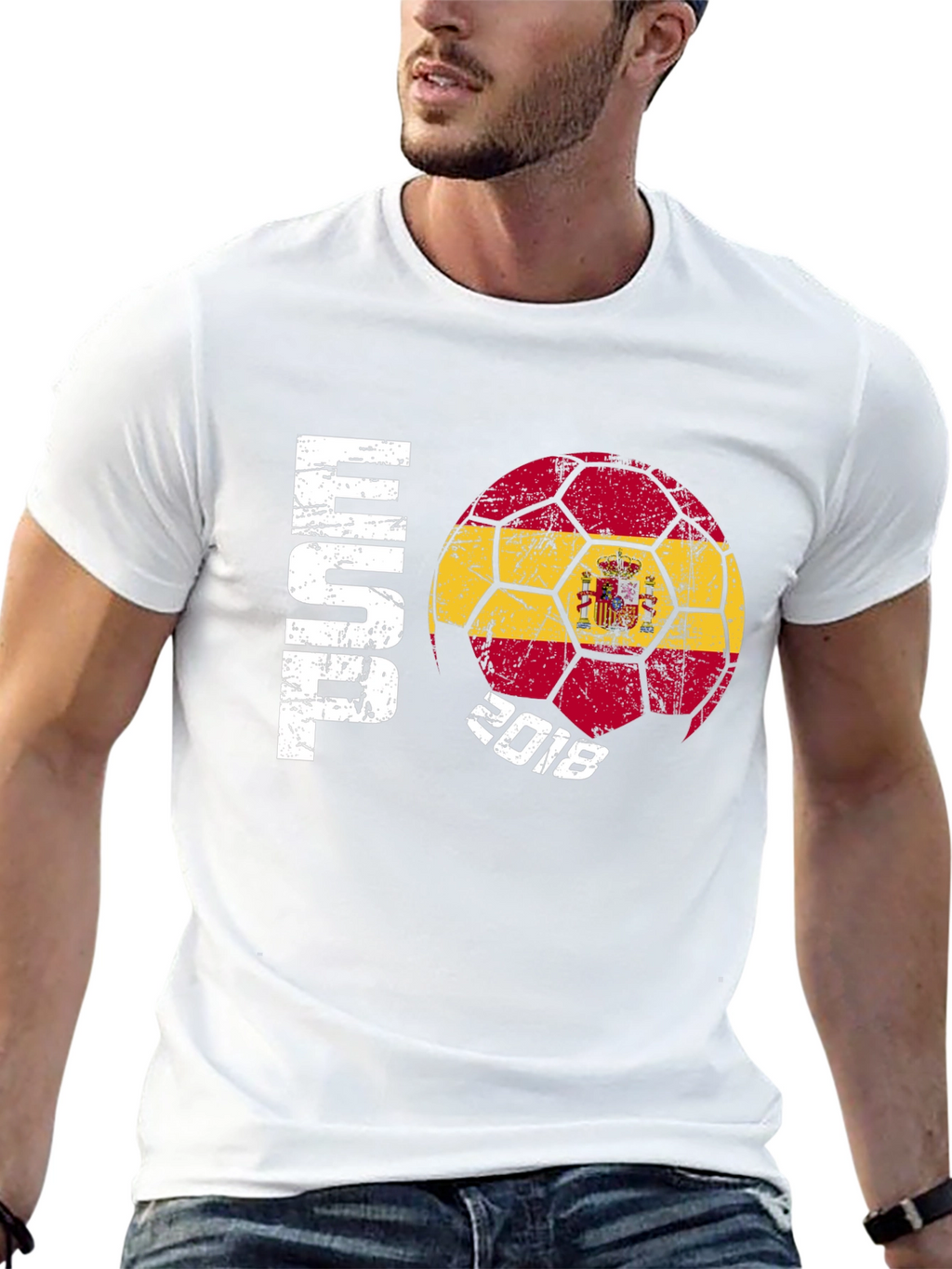 Spain Soccer T-Shirt - 2018 Football Tee