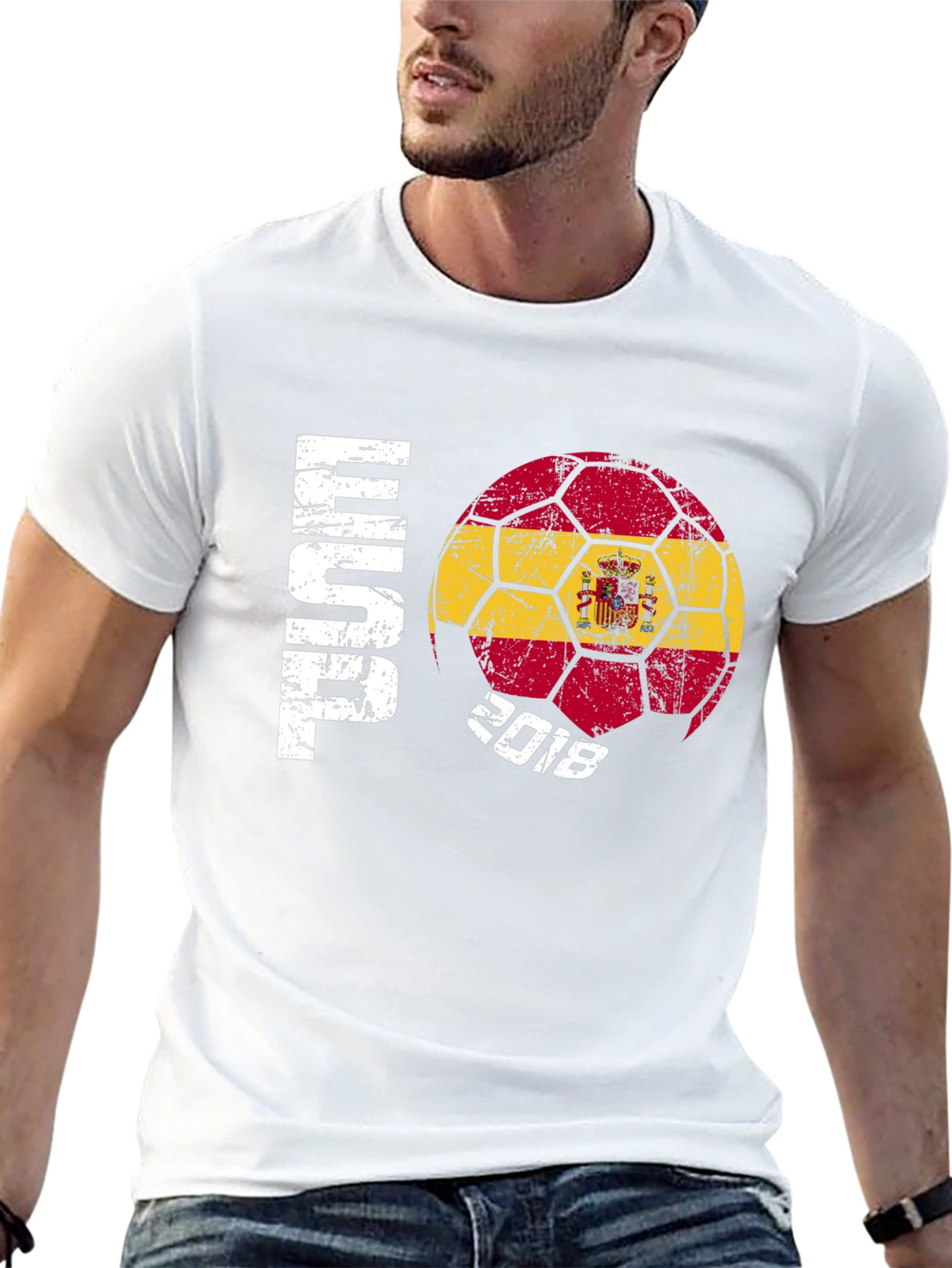 Spain Soccer T-Shirt - 2018 Football Tee