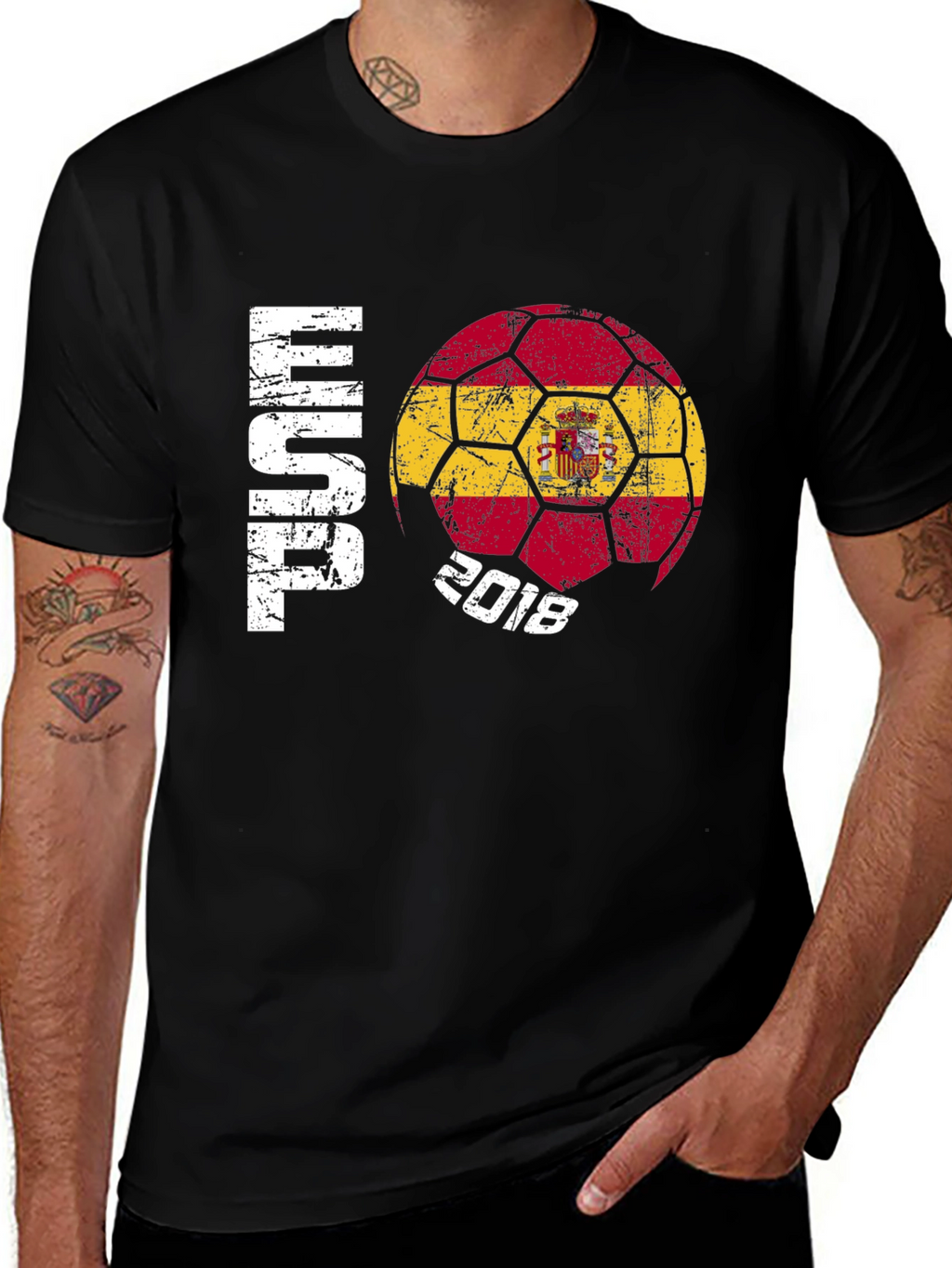 Spain Soccer T-Shirt - 2018 Football Tee