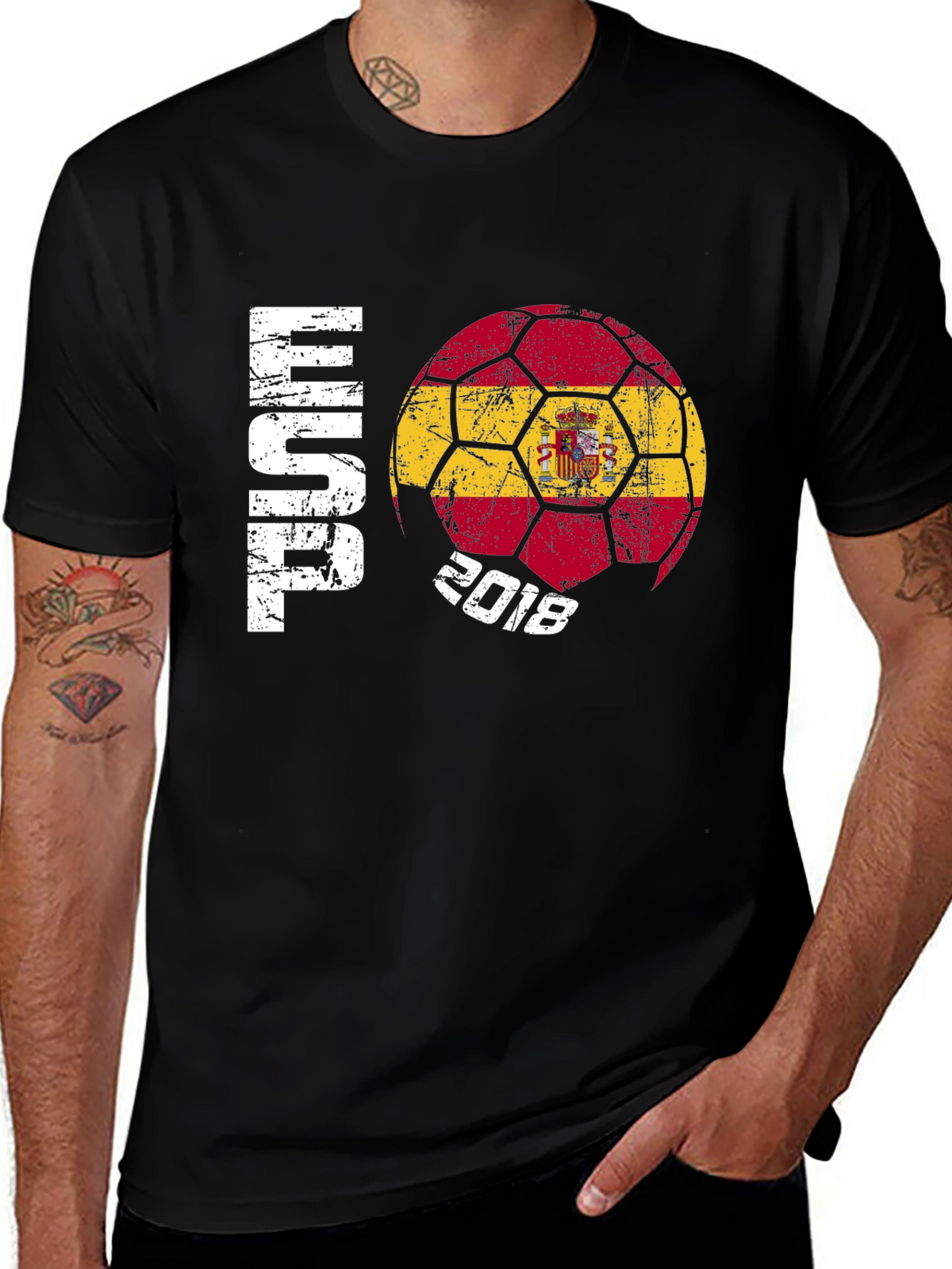 Spain Soccer T-Shirt - 2018 Football Tee
