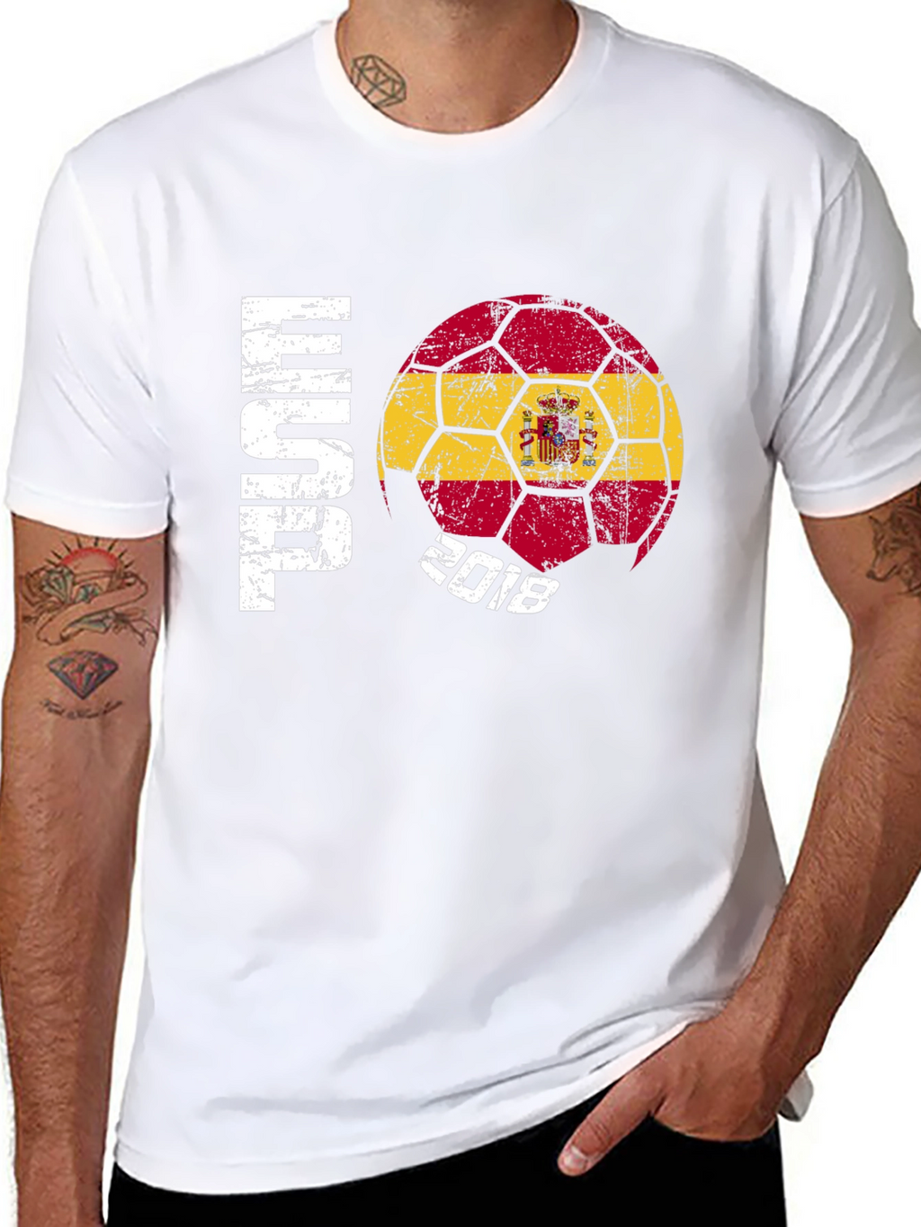 Spain Soccer T-Shirt - 2018 Football Tee