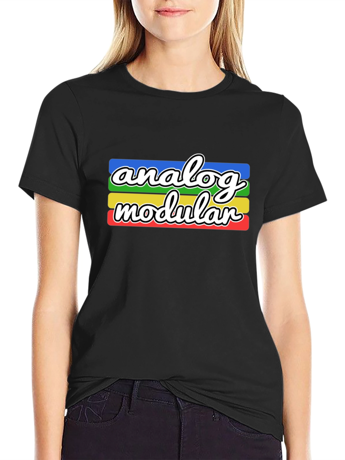 Analog Modular T-Shirt: Retro Synth Design
