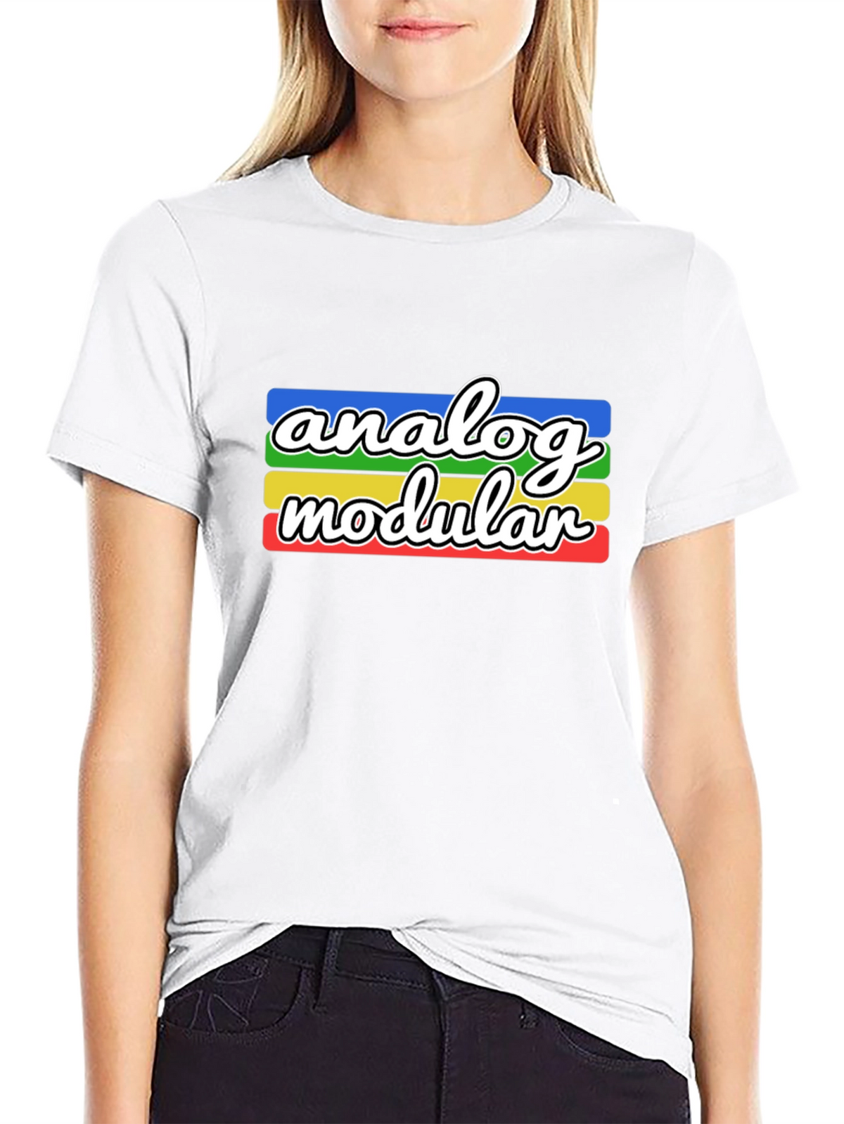 Analog Modular T-Shirt: Retro Synth Design