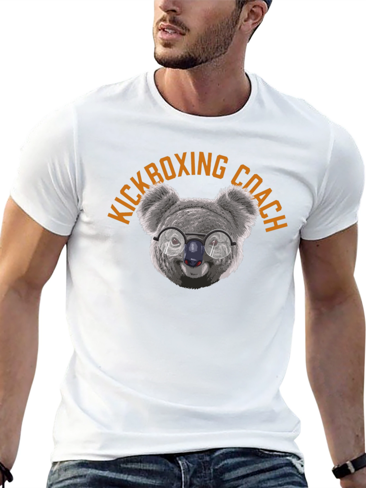 Koala Kickboxing Coach T-Shirt - Black