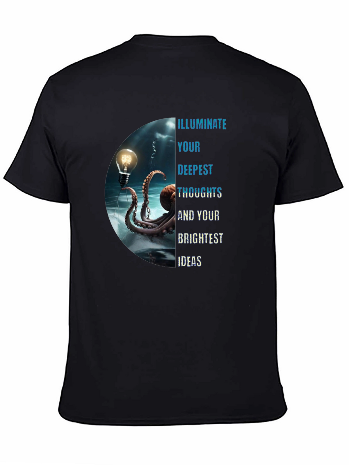 Illuminate Ideas Tee - Octopus Lightbulb Design