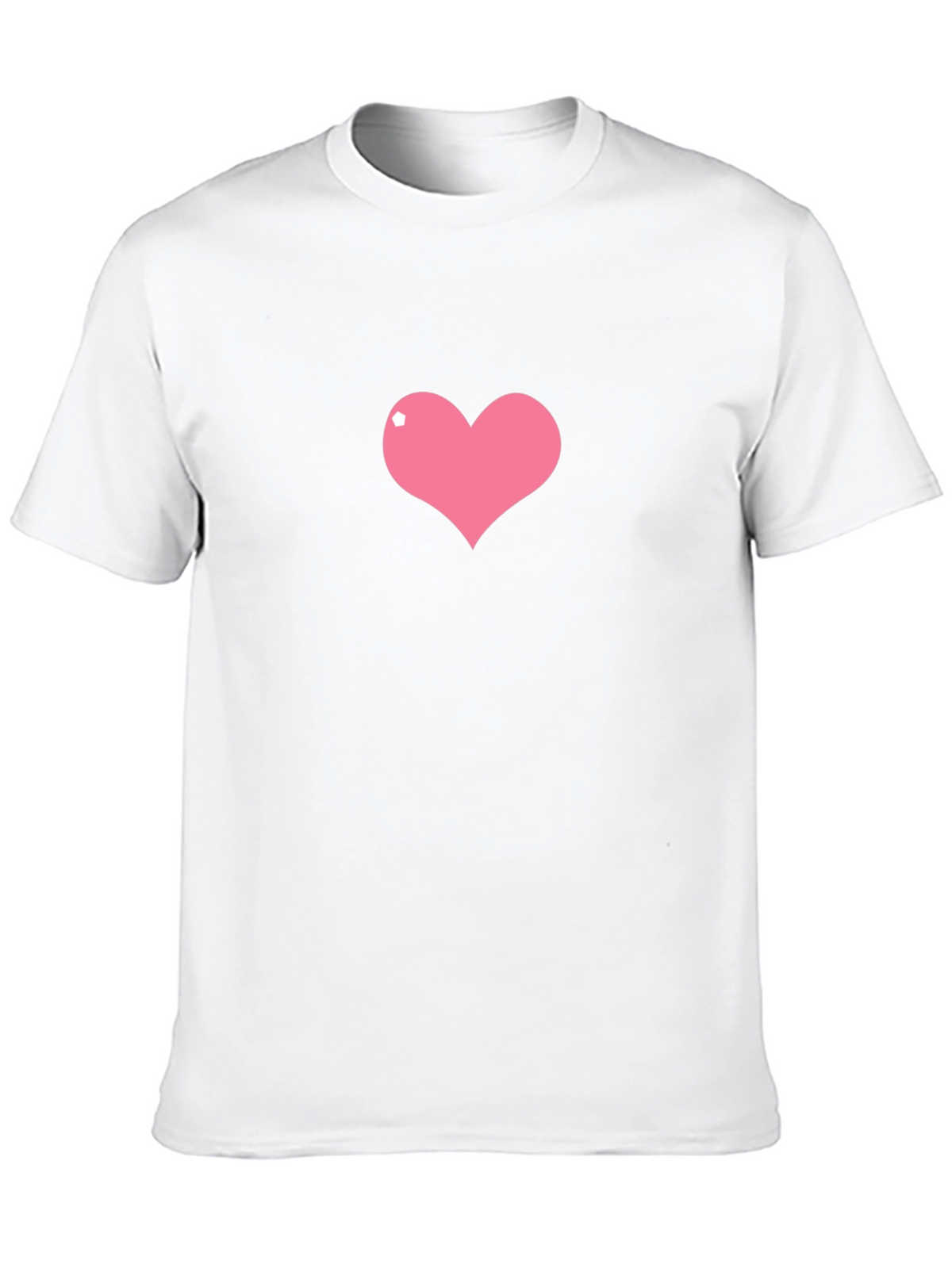 Heart Graphic Black Tee - Stylish Casual Wear