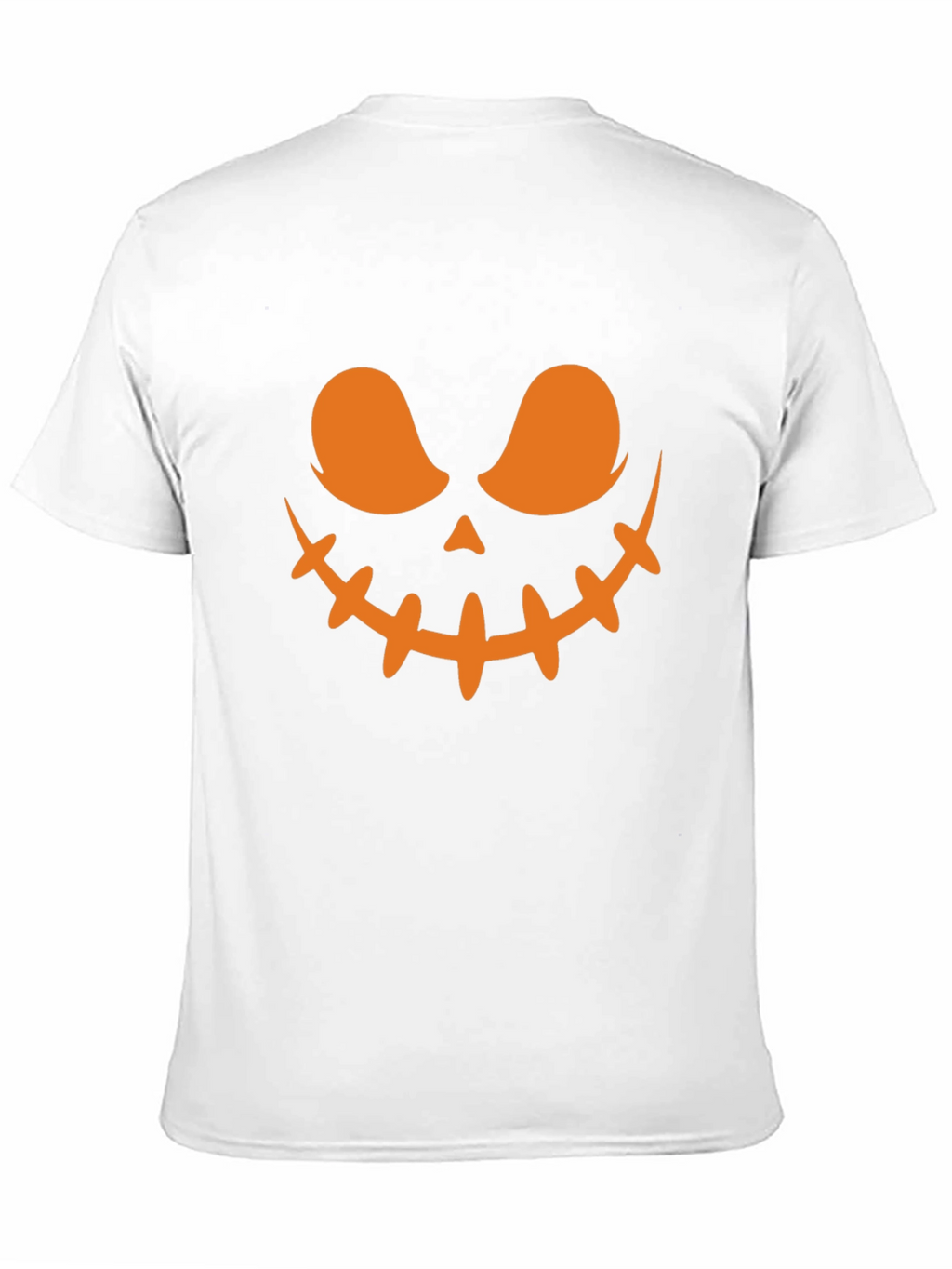 Spooky Halloween Face T-Shirt - Black