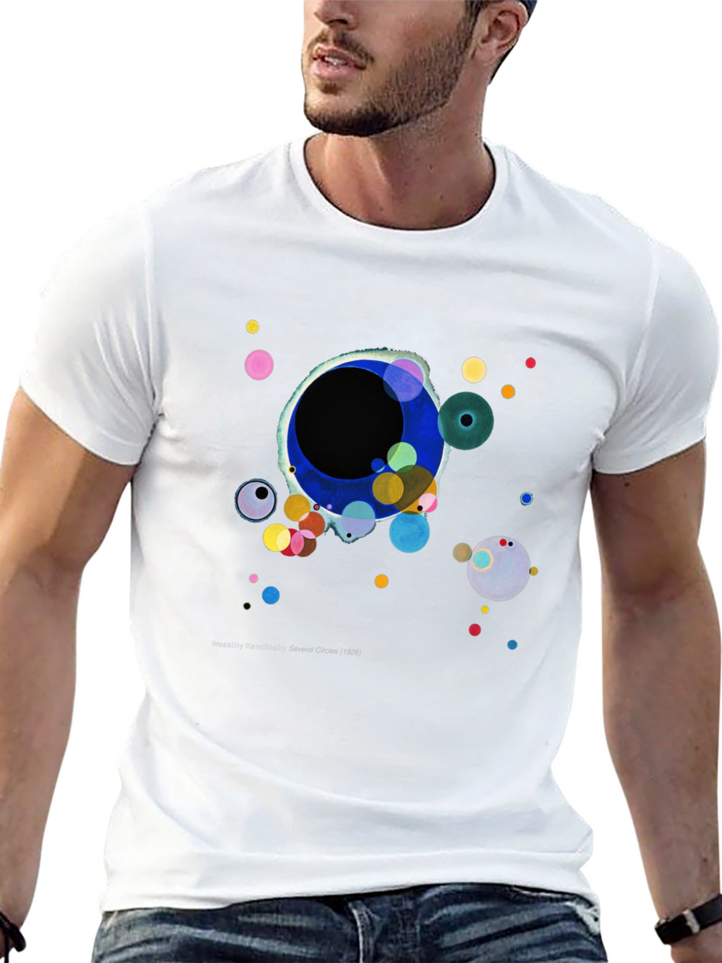 Kandinsky Circles T-Shirt - Artistic Graphic Tee