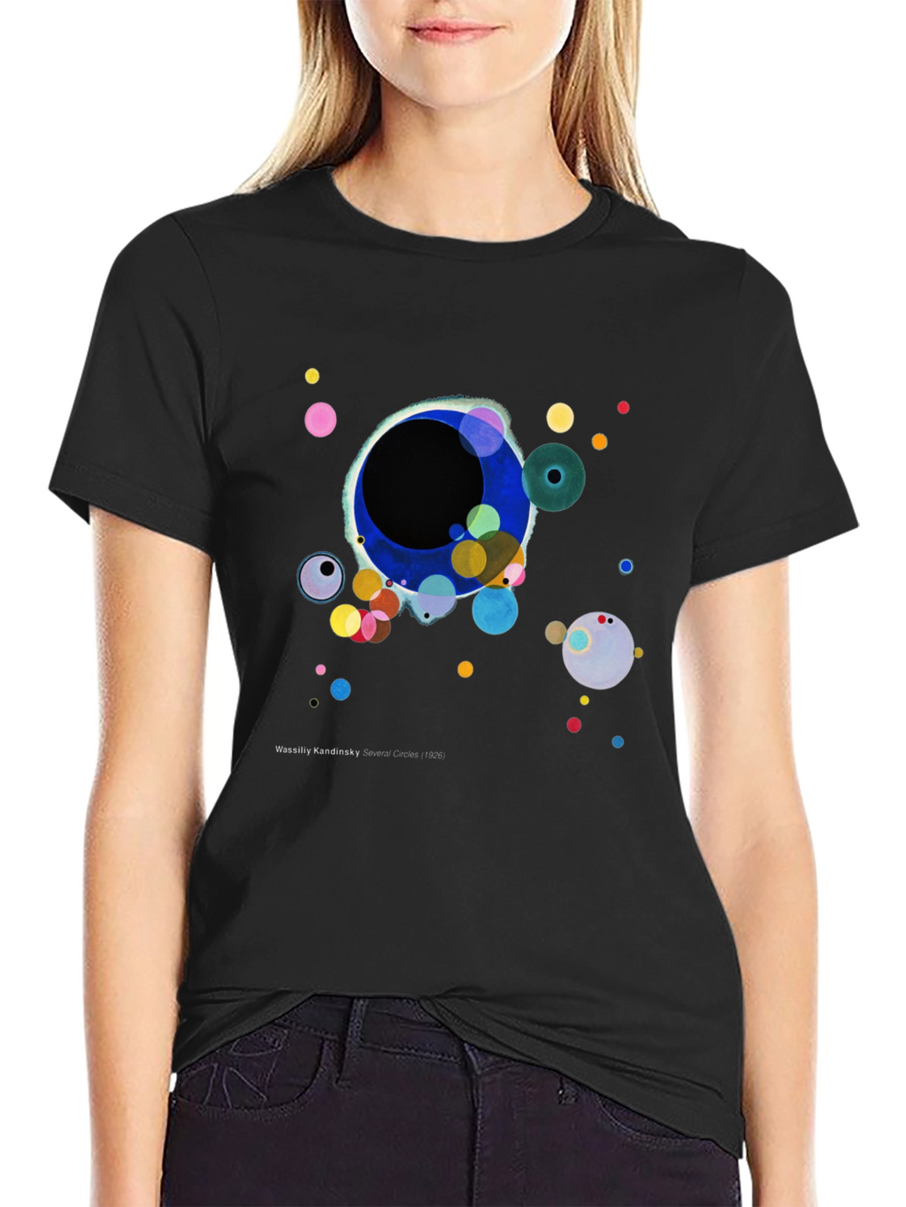 Kandinsky Circles T-Shirt - Artistic Graphic Tee