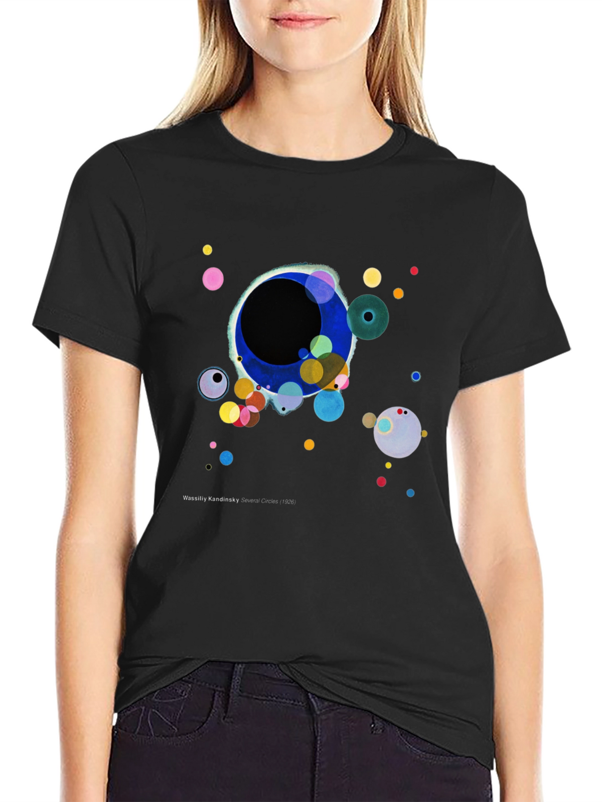 Kandinsky Circles T-Shirt - Artistic Graphic Tee