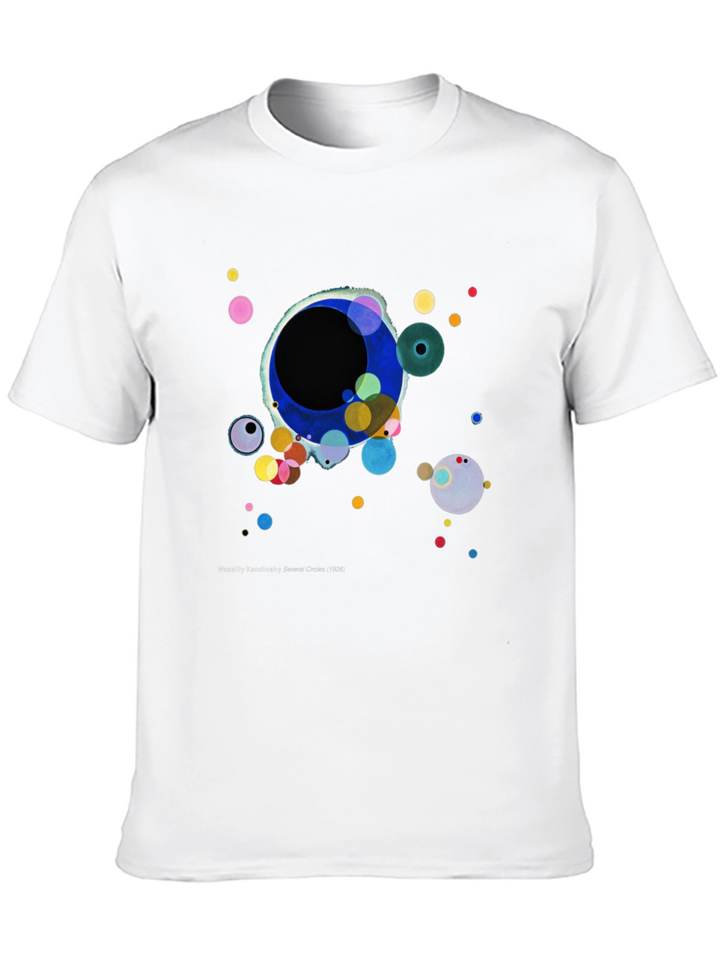 Kandinsky Circles T-Shirt - Artistic Graphic Tee