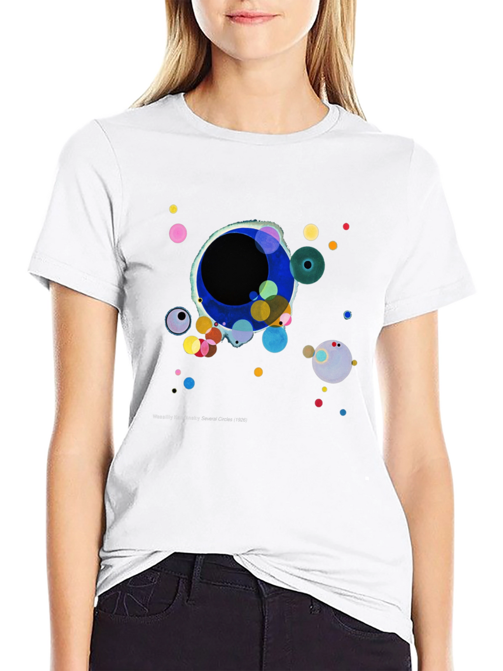 Kandinsky Circles T-Shirt - Artistic Graphic Tee