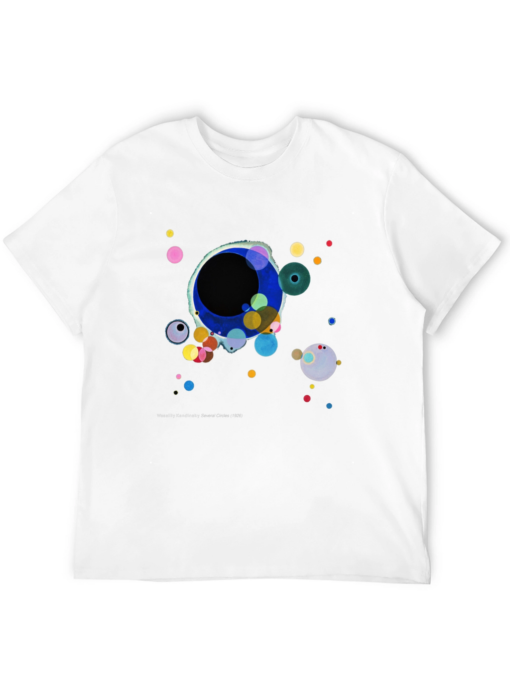Kandinsky Circles T-Shirt - Artistic Graphic Tee