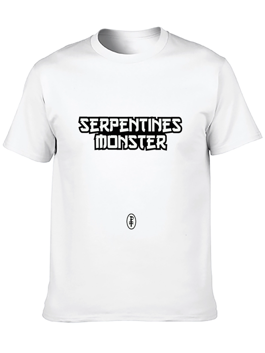 Serpentine Monster Black Graphic T-Shirt