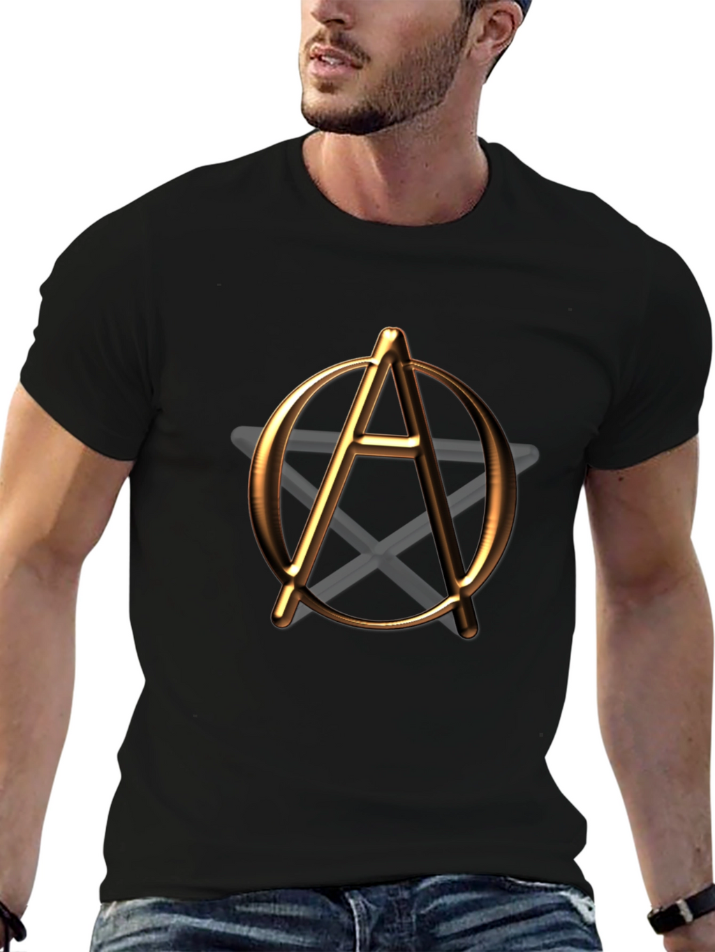 Avengers Logo Graphic T-Shirt - Black