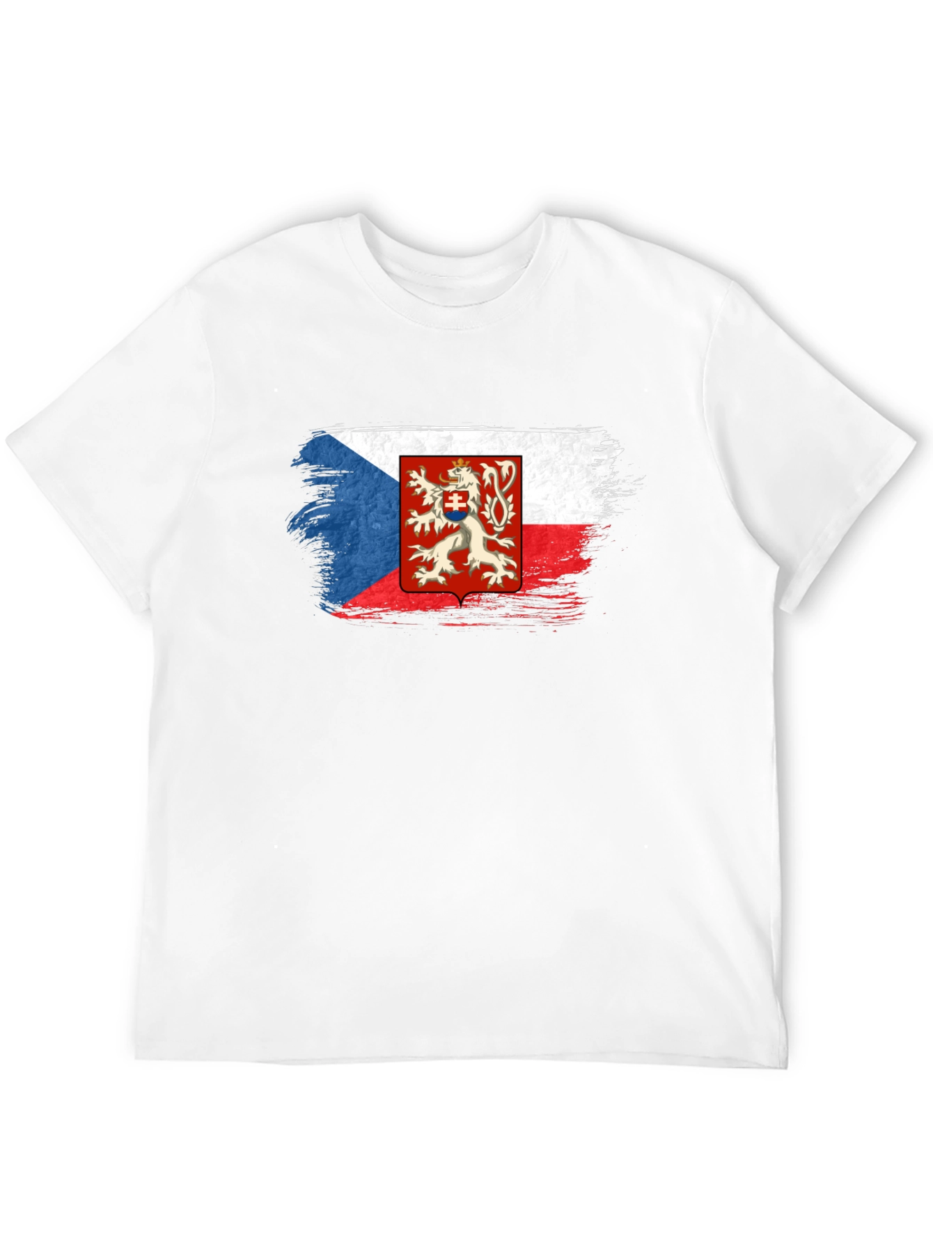 Czech Republic Flag T-Shirt - Black Graphic Tee