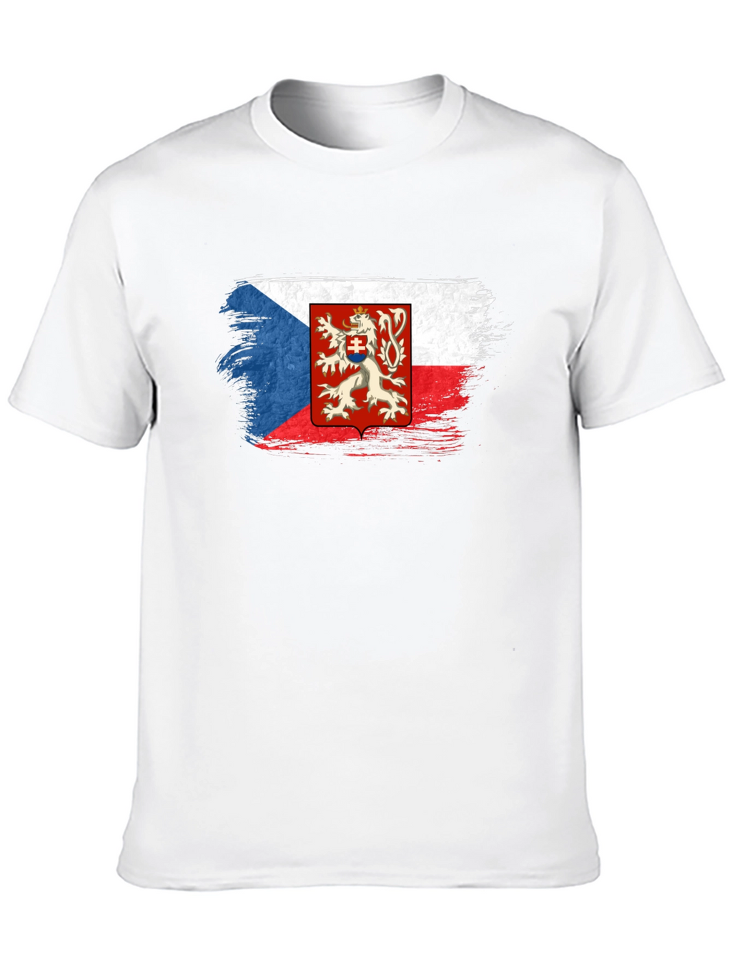 Czech Republic Flag T-Shirt - Black Graphic Tee