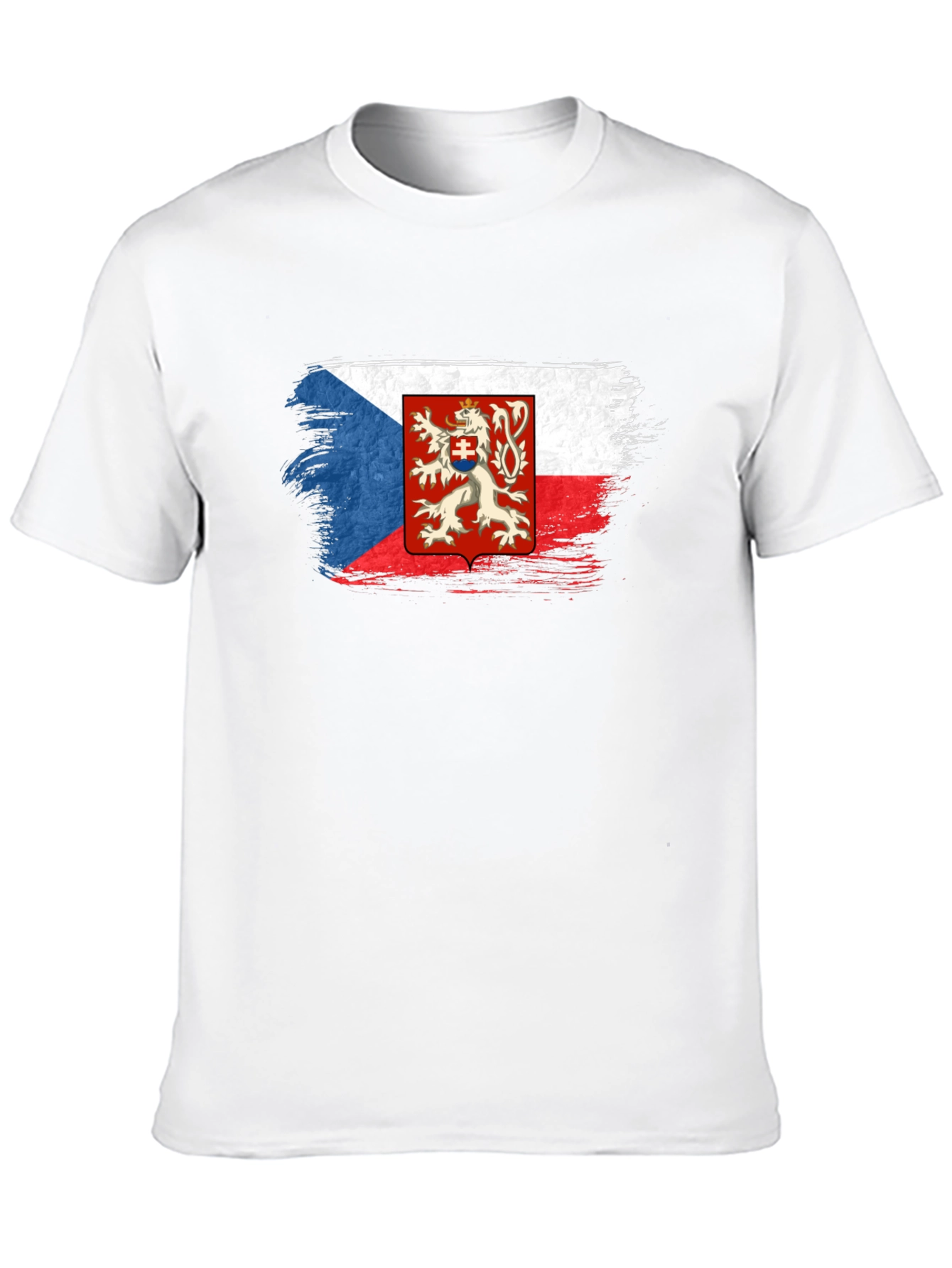 Czech Republic Flag T-Shirt - Black Graphic Tee