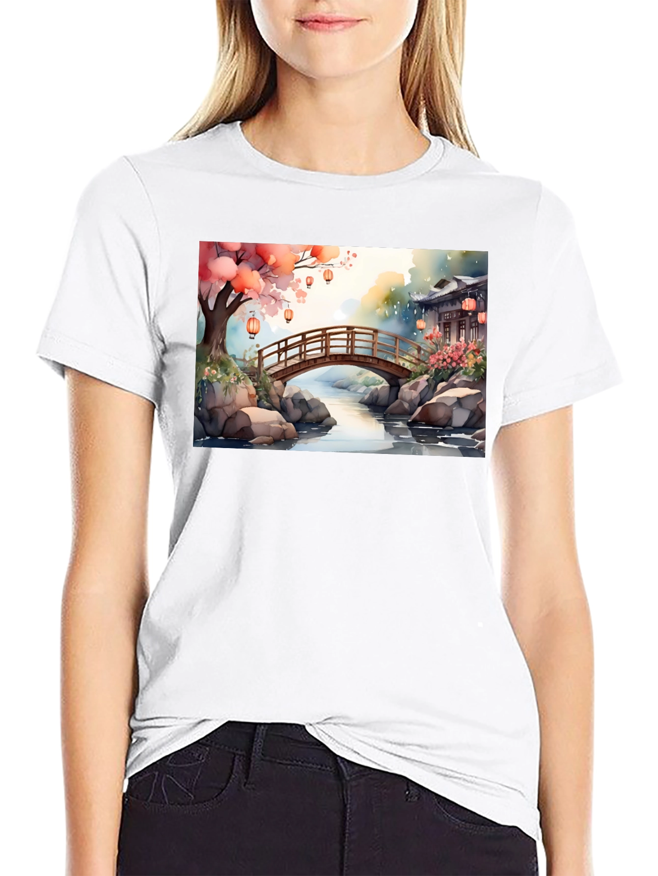 Zen Garden Bridge T-Shirt