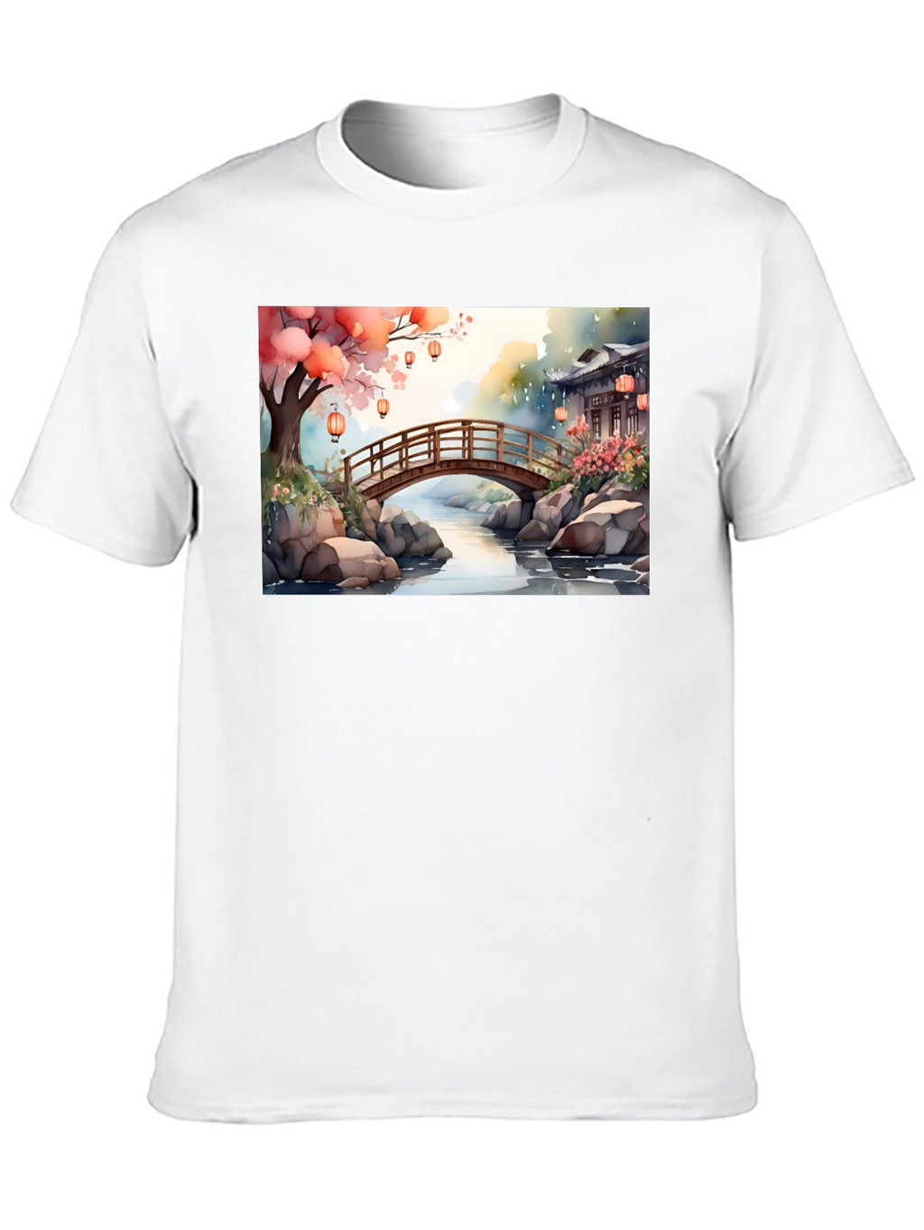Zen Garden Bridge T-Shirt