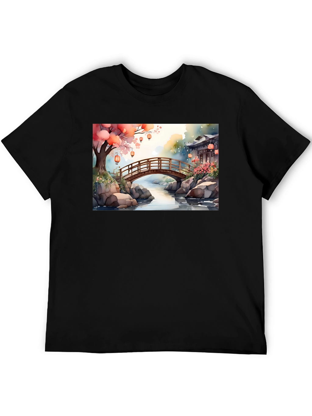 Zen Garden Bridge T-Shirt