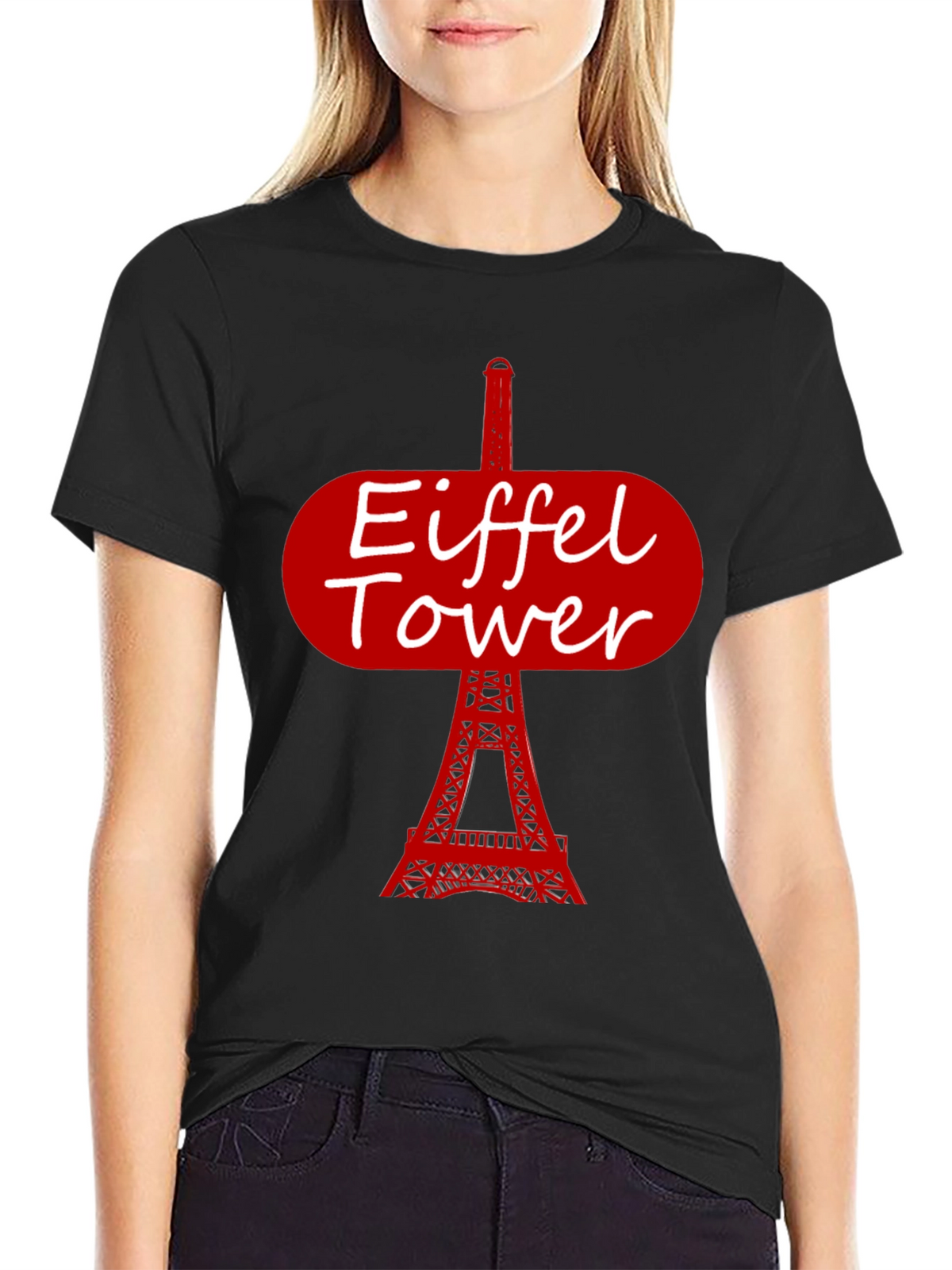Eiffel Tower Graphic T-Shirt - Paris Souvenir Tee