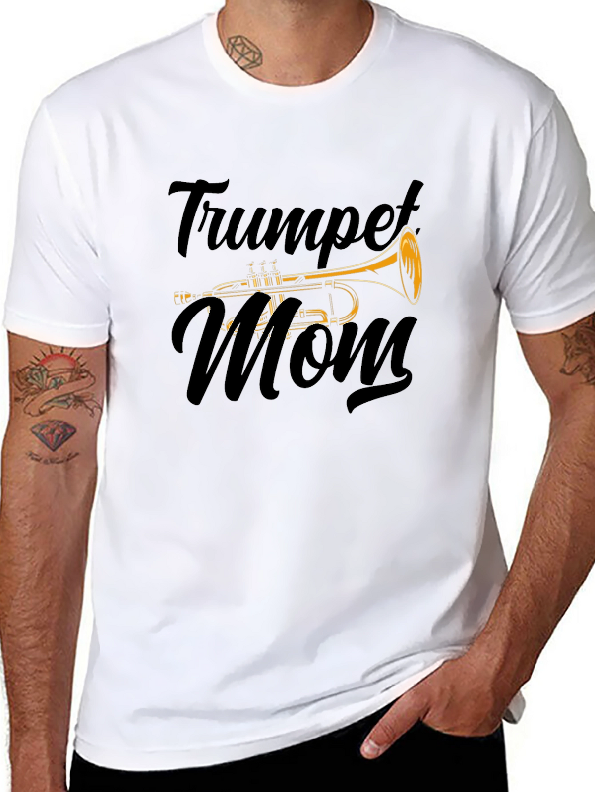 Trumpet Mom T-Shirt - Musician Family Tee