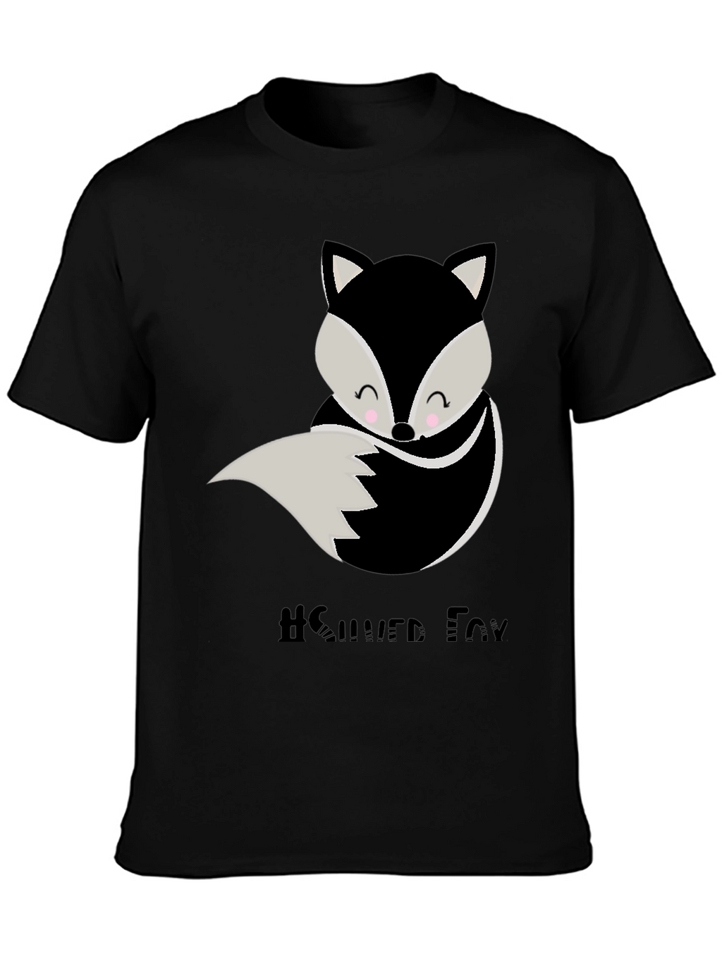 Cute Silver Fox Graphic Tee - Unisex