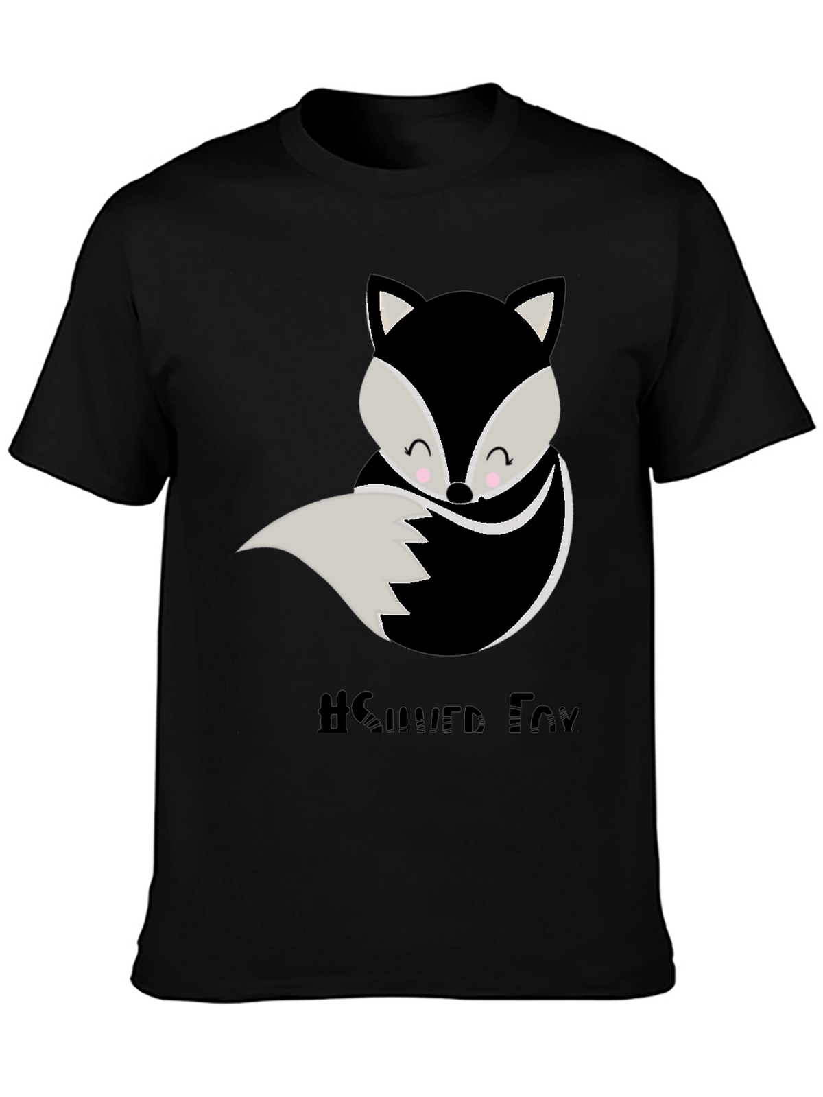 Cute Silver Fox Graphic Tee - Unisex