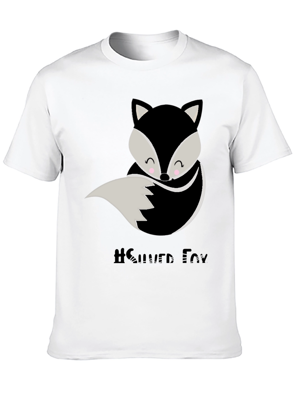 Cute Silver Fox Graphic Tee - Unisex