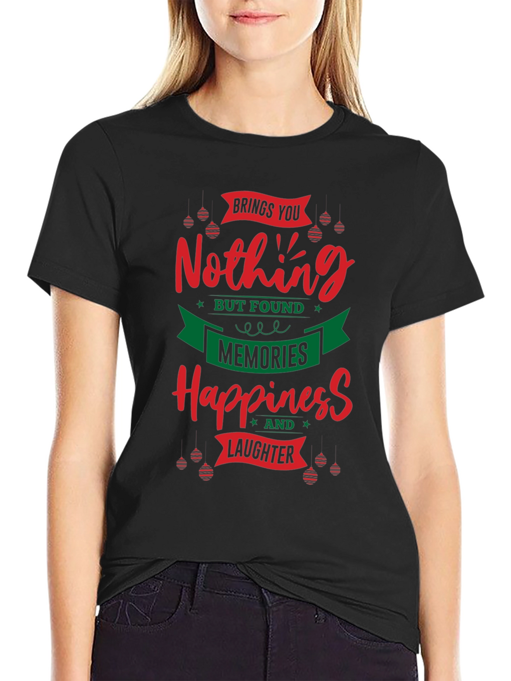Festive Nothing Christmas Graphic T-Shirt