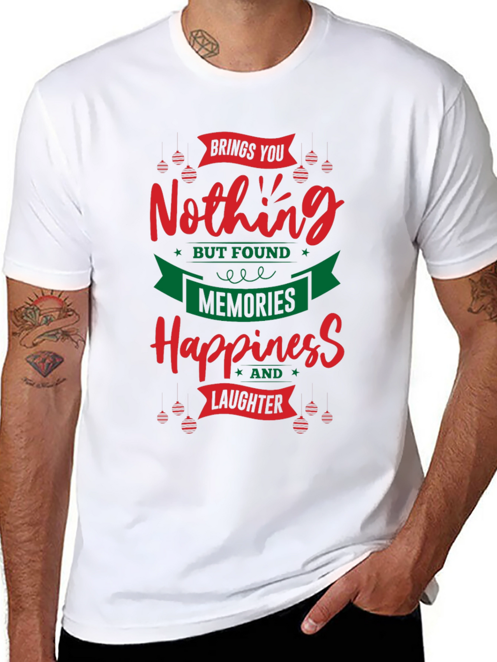 Festive Nothing Christmas Graphic T-Shirt