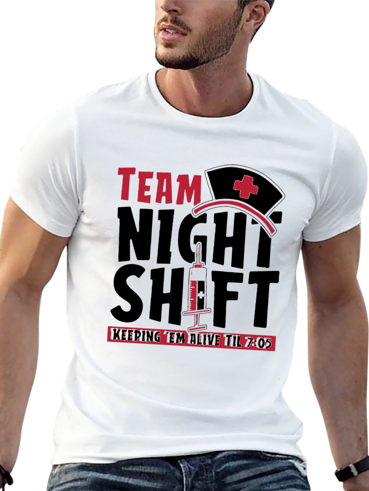 Team Night Shift Nurse T-Shirt