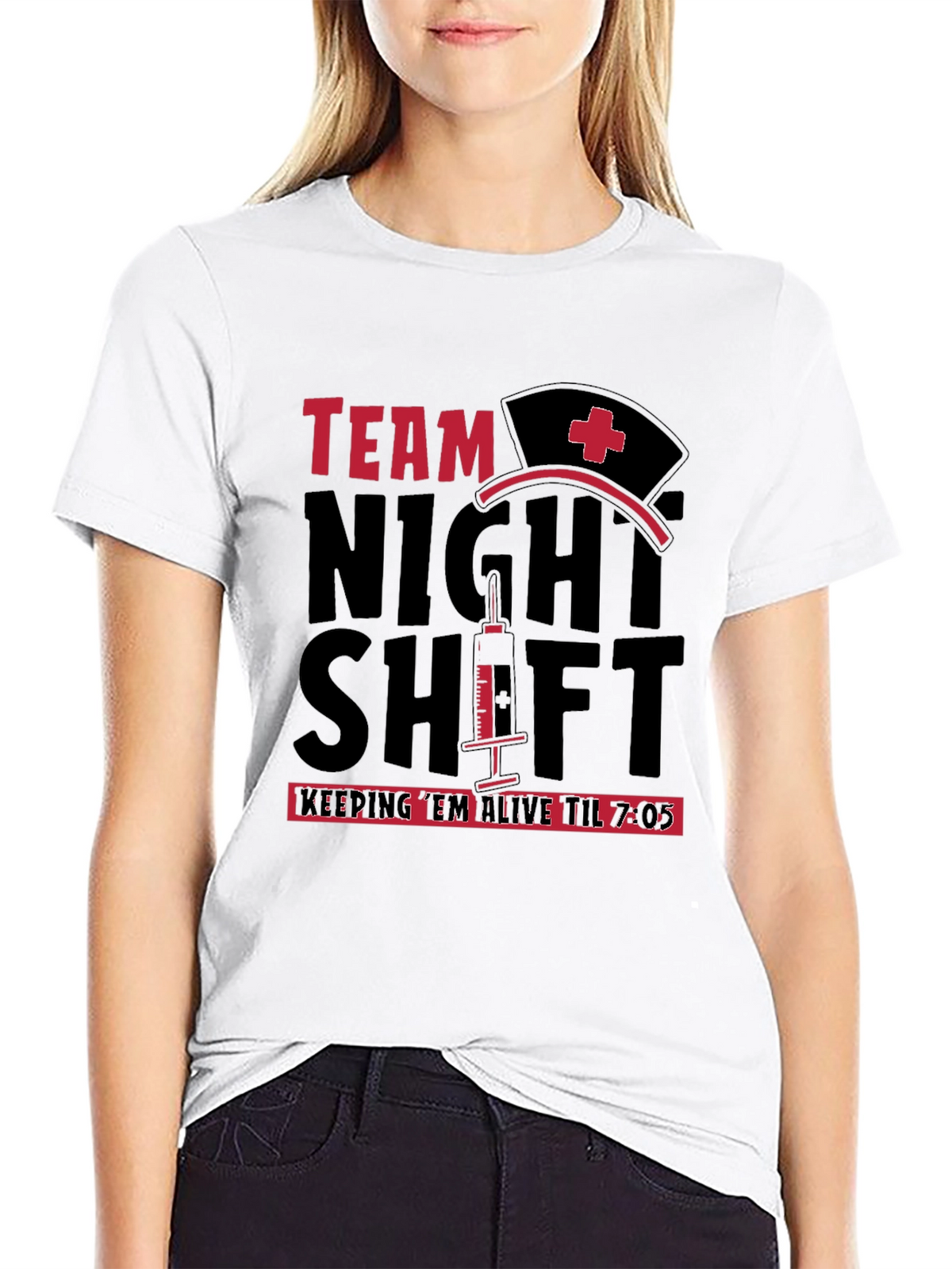 Team Night Shift Nurse T-Shirt
