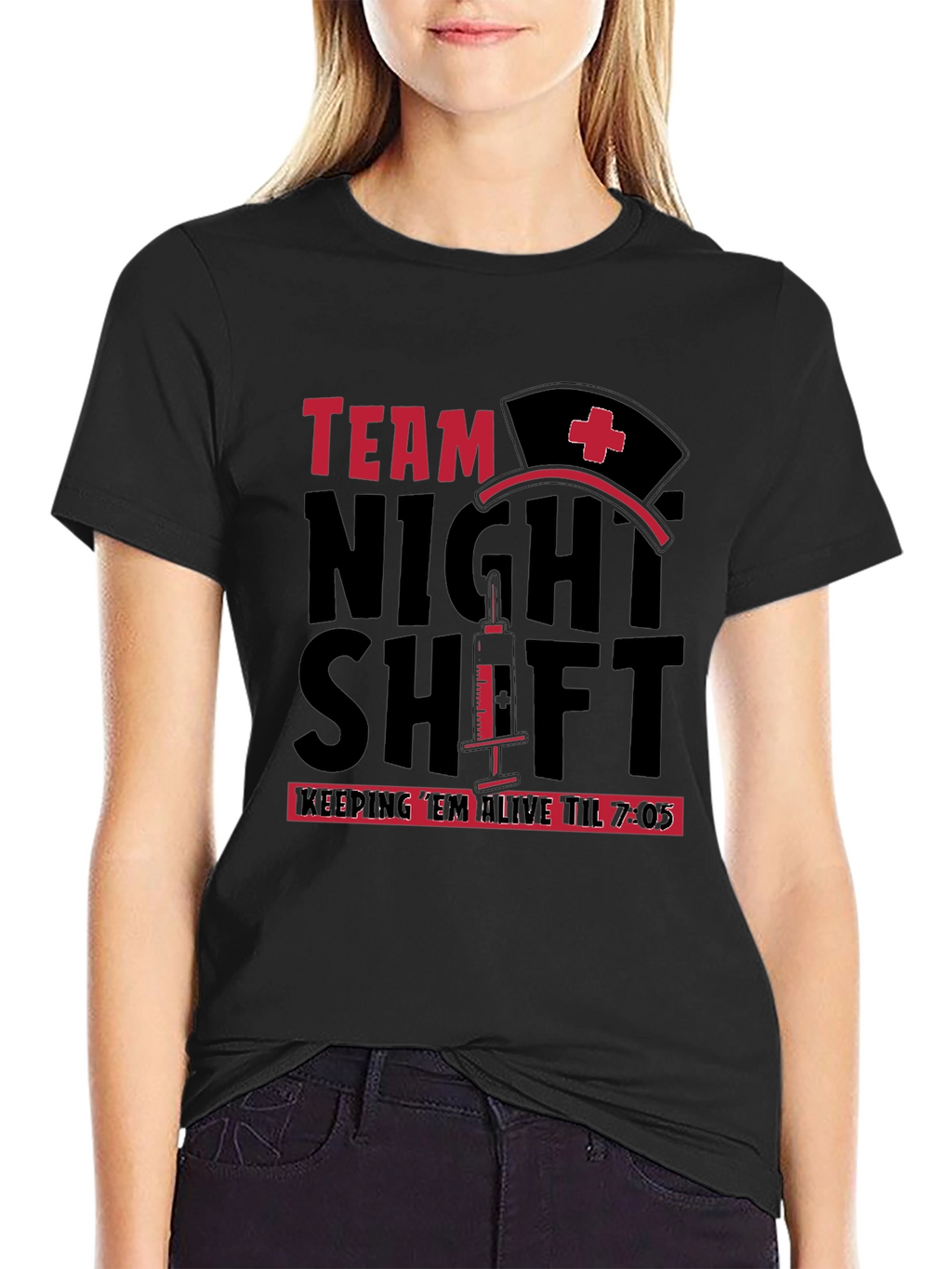 Team Night Shift Nurse T-Shirt