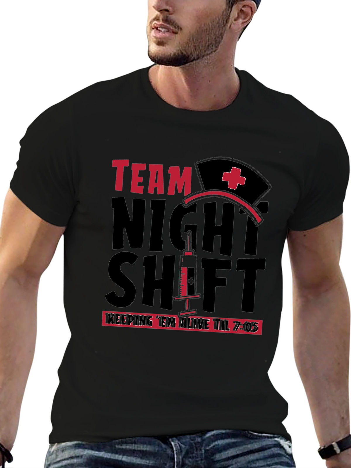 Team Night Shift Nurse T-Shirt