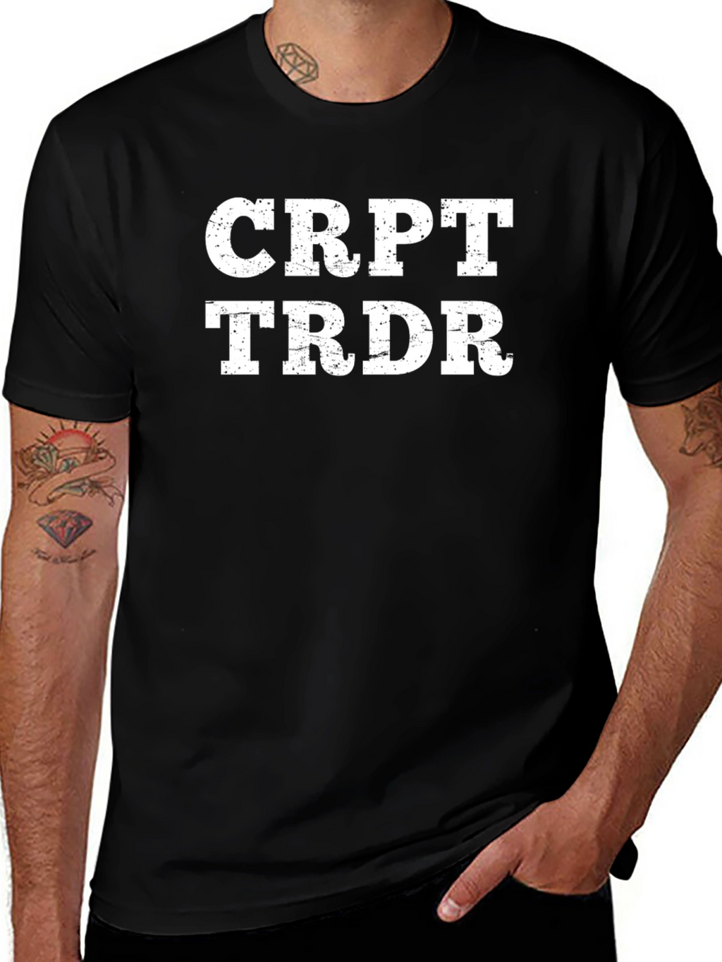CRPT TRDR Crypto Trader T-Shirt - Black