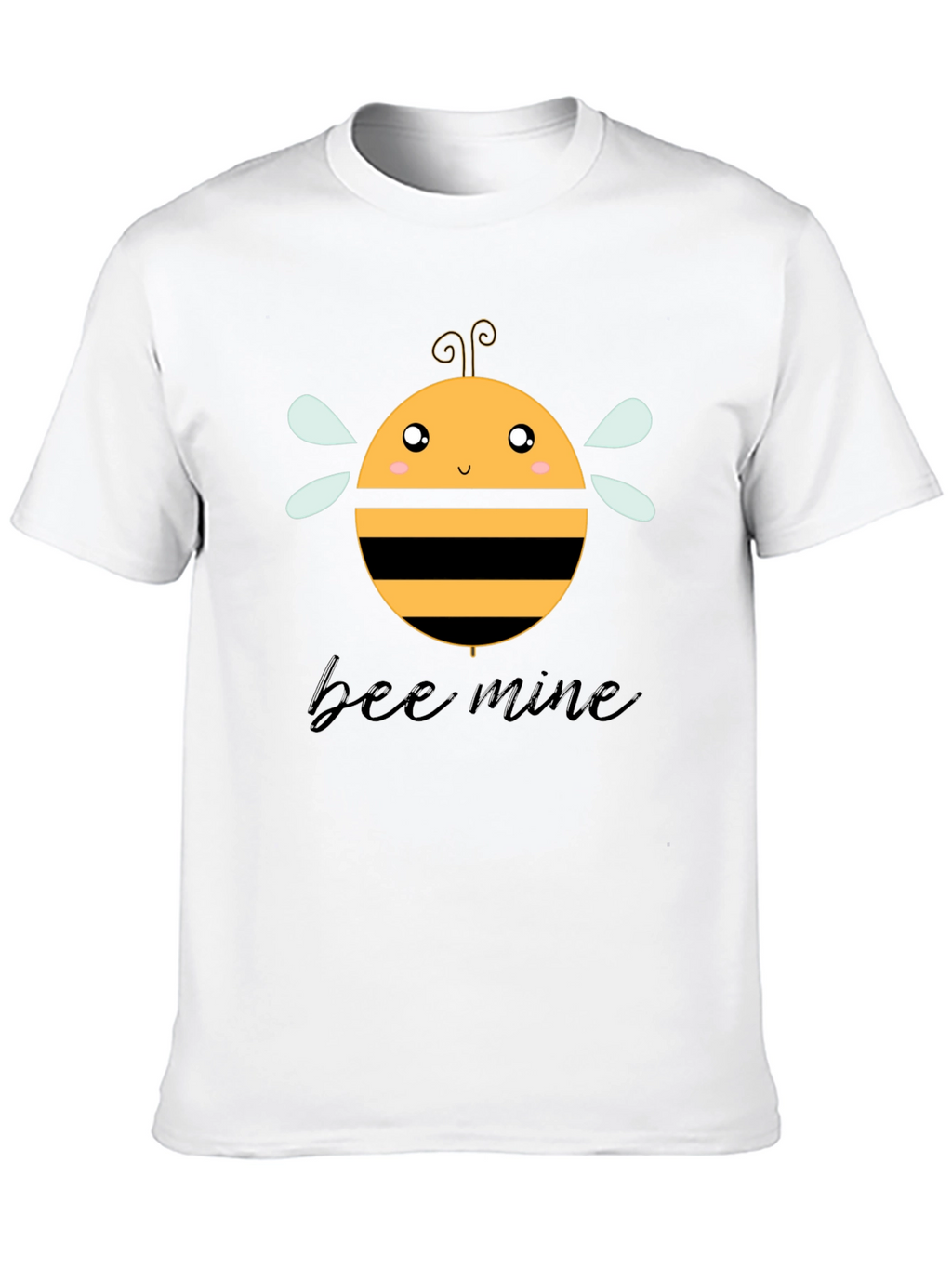 Bee Mine Graphic T-Shirt Black Cotton Tee