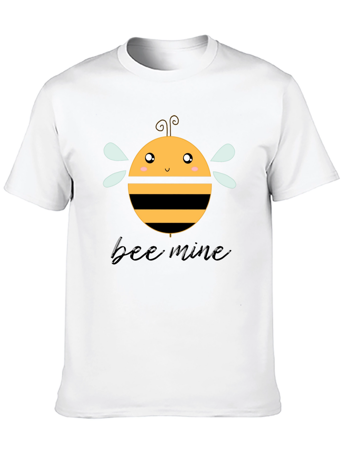 Bee Mine Graphic T-Shirt Black Cotton Tee