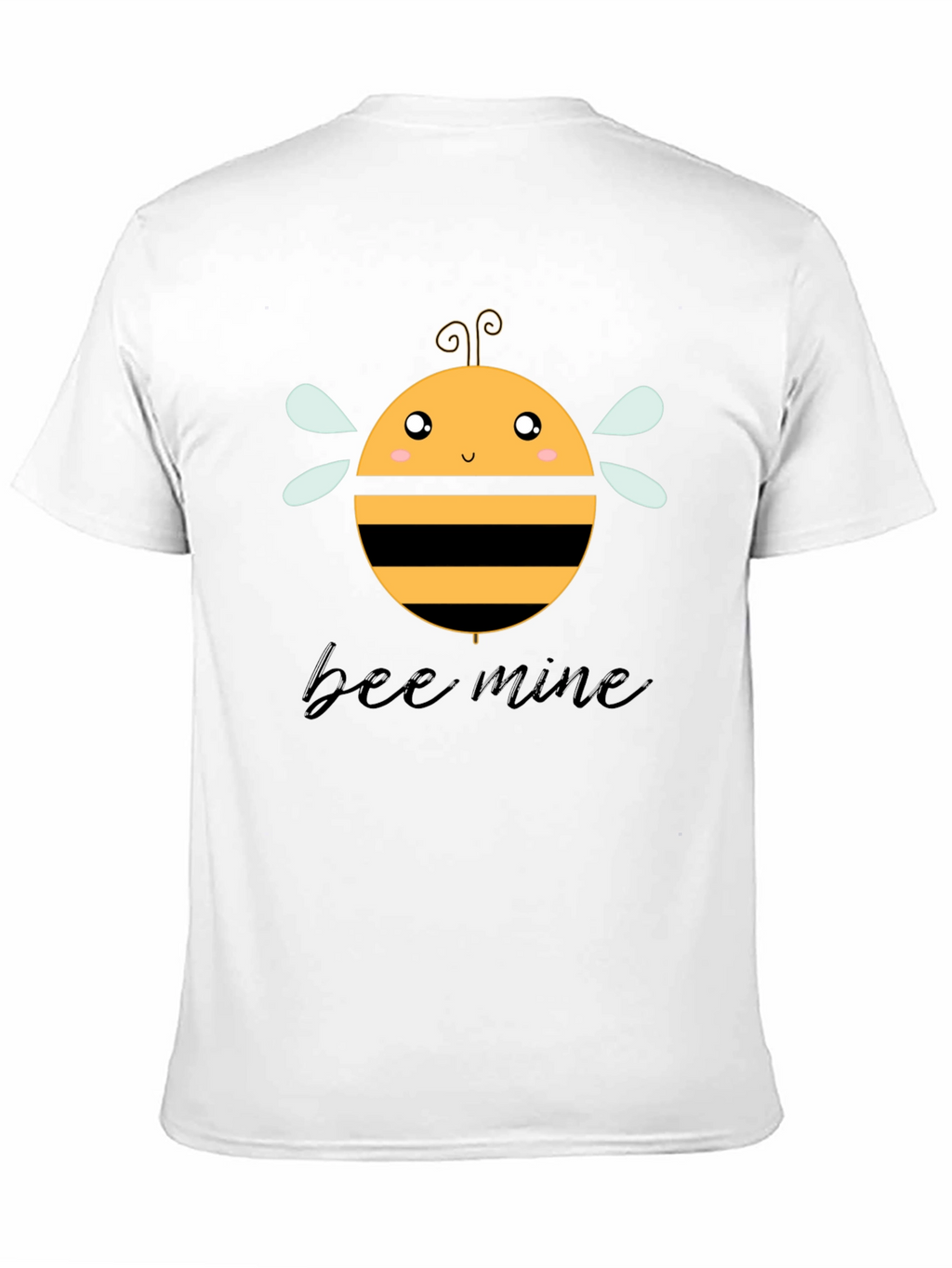 Bee Mine Graphic T-Shirt Black Cotton Tee