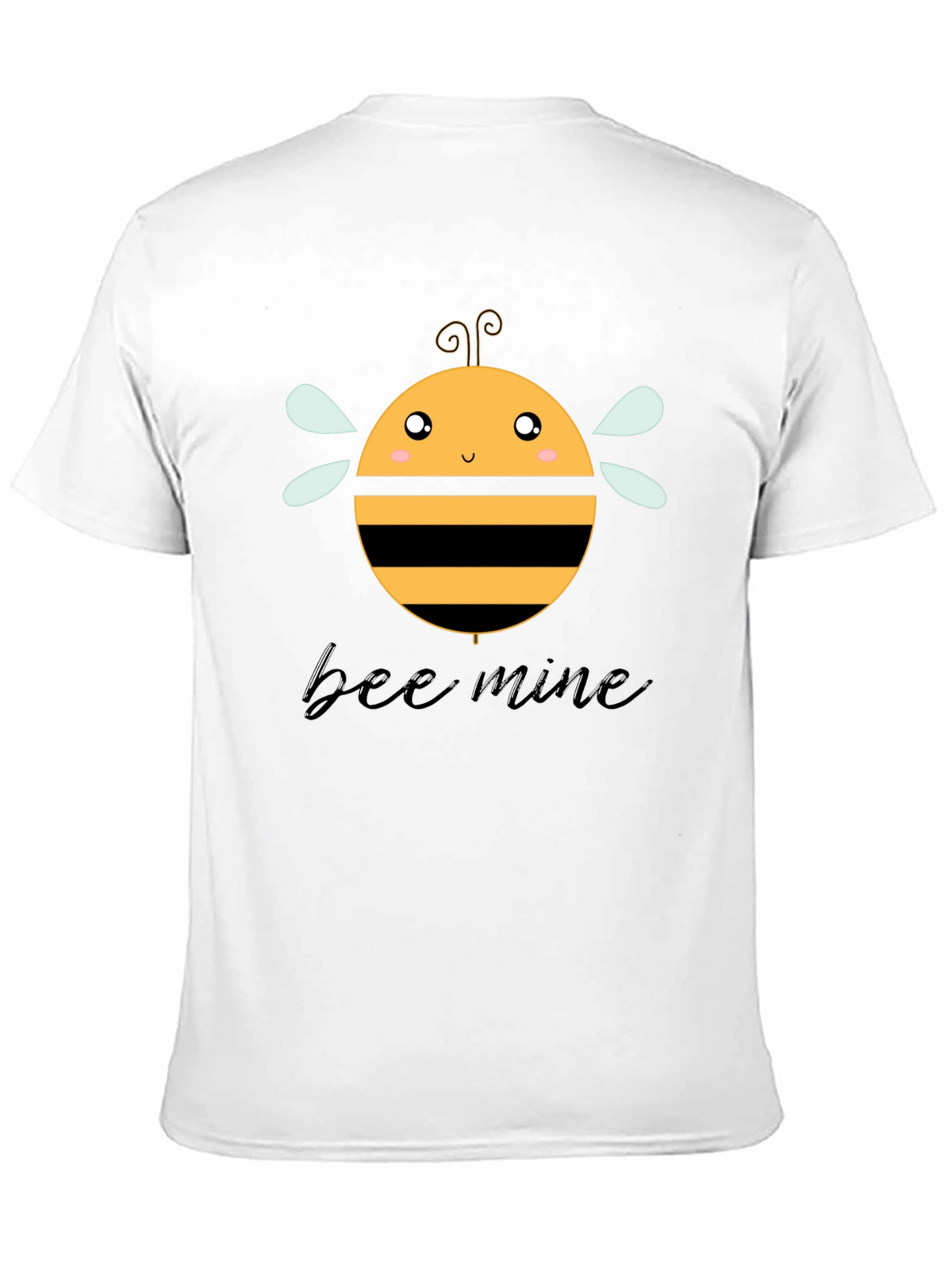 Bee Mine Graphic T-Shirt Black Cotton Tee