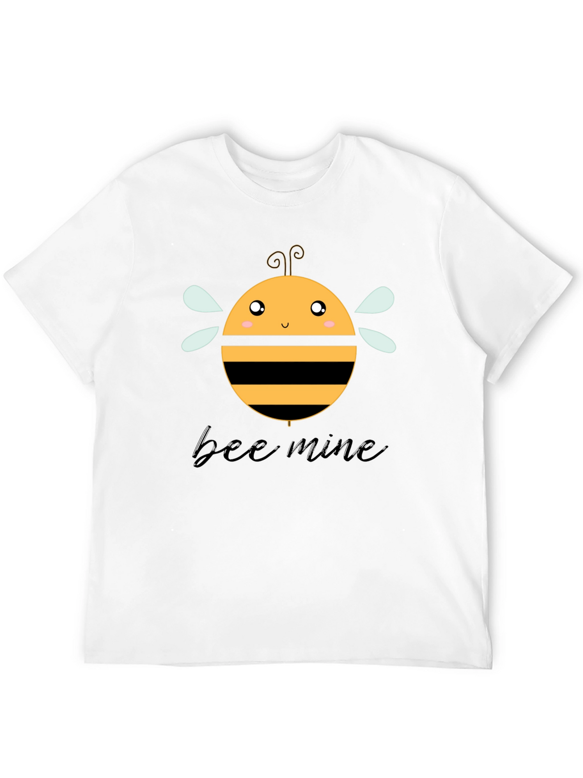 Bee Mine Graphic T-Shirt Black Cotton Tee