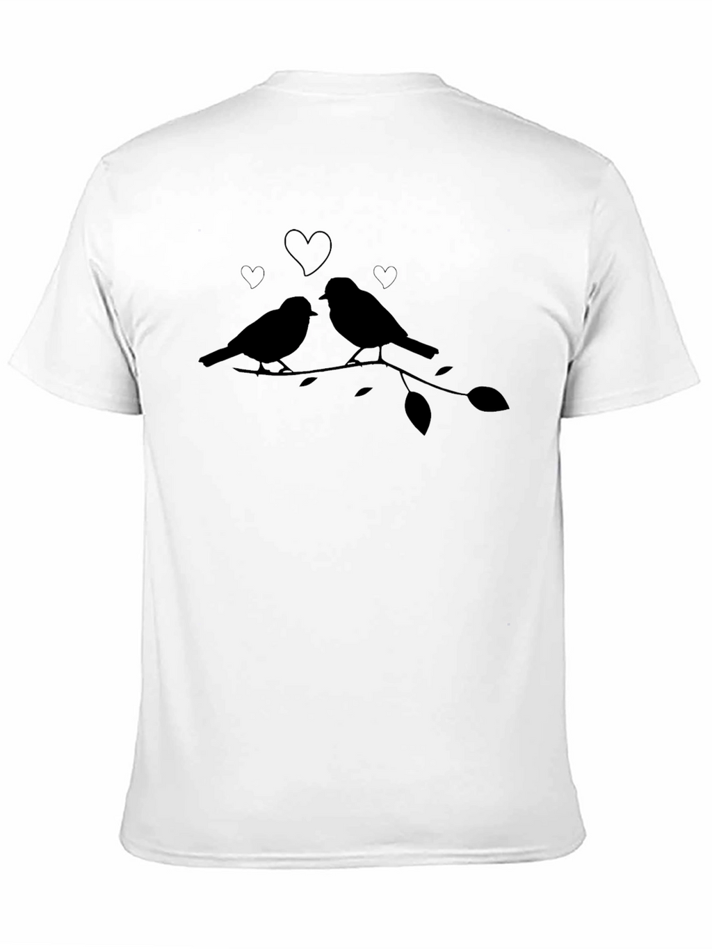Love Birds Graphic Tee - Black T-Shirt