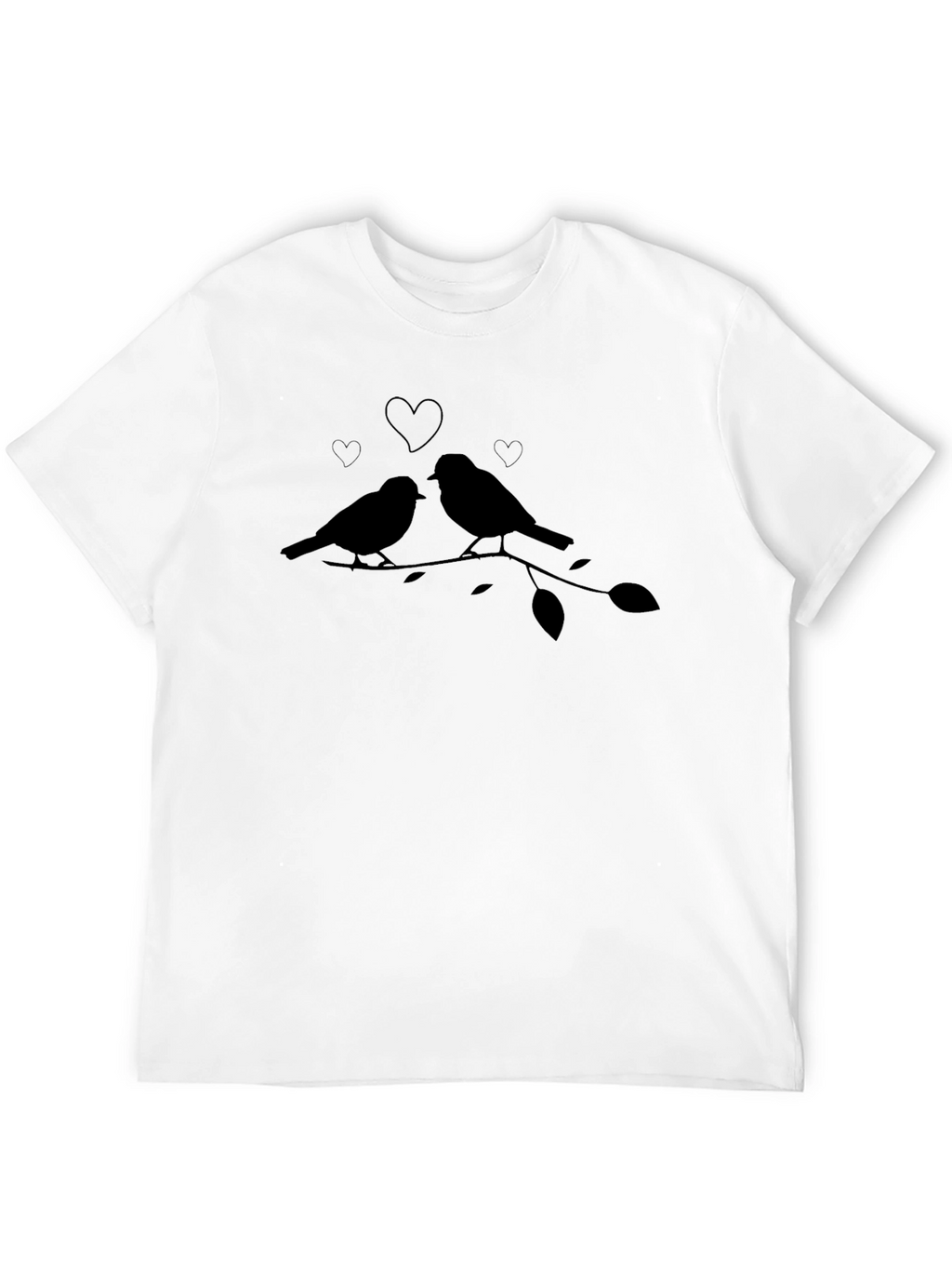 Love Birds Graphic Tee - Black T-Shirt